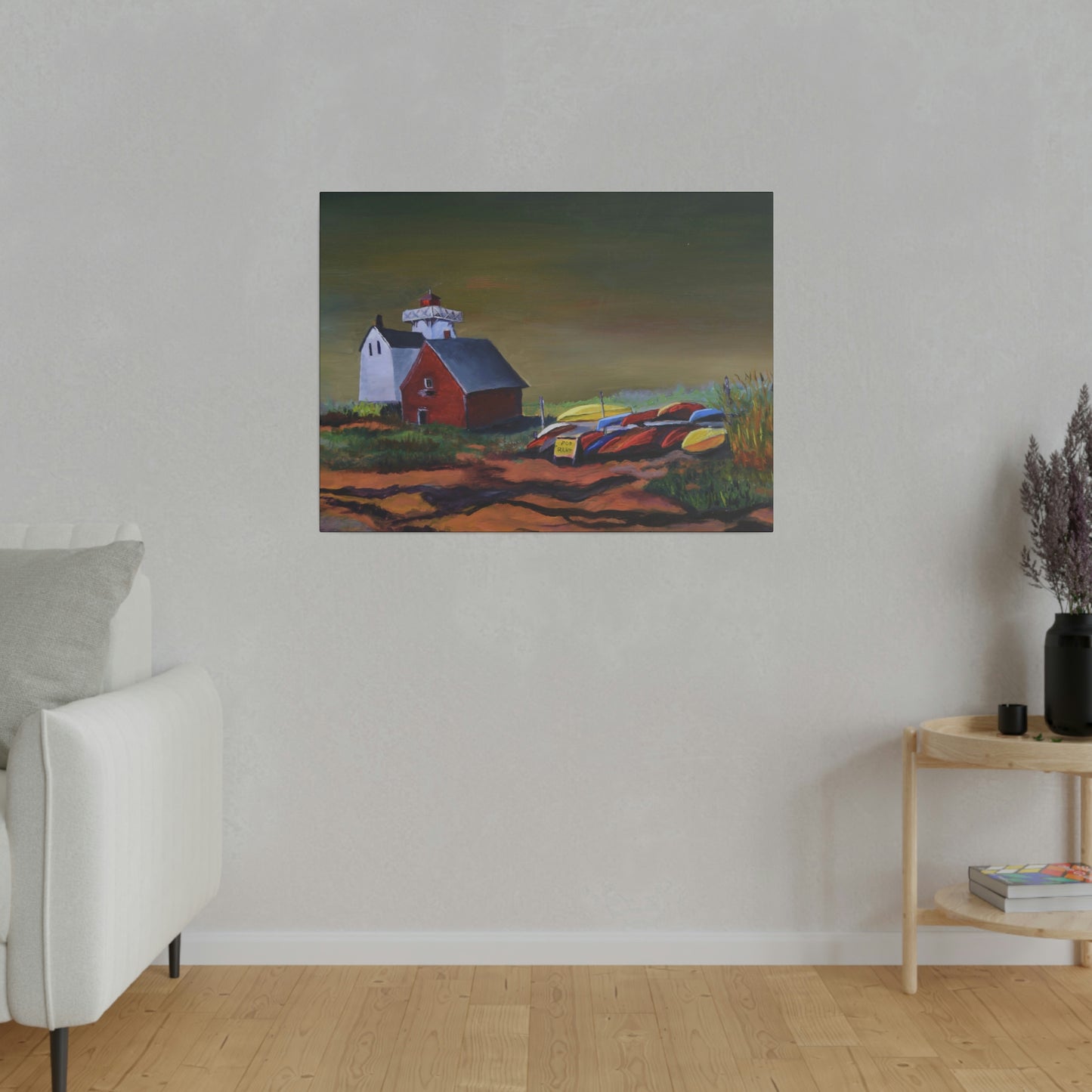 Kayaks For Rent - Matte Canvas, Stretched, 0.75"