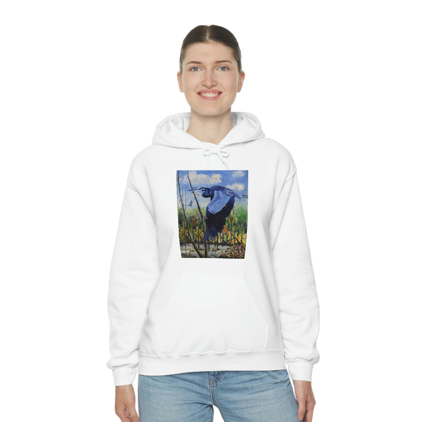 Blue Heron - Unisex Heavy Blend™ Hooded Sweatshirt
