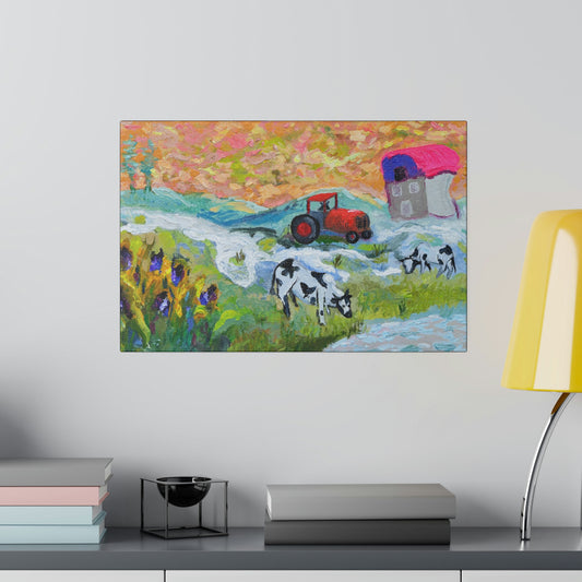 The Melt - Matte Canvas, Stretched, 0.75"