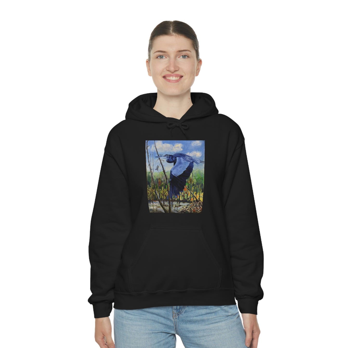 Blue Heron - Unisex Heavy Blend™ Hooded Sweatshirt