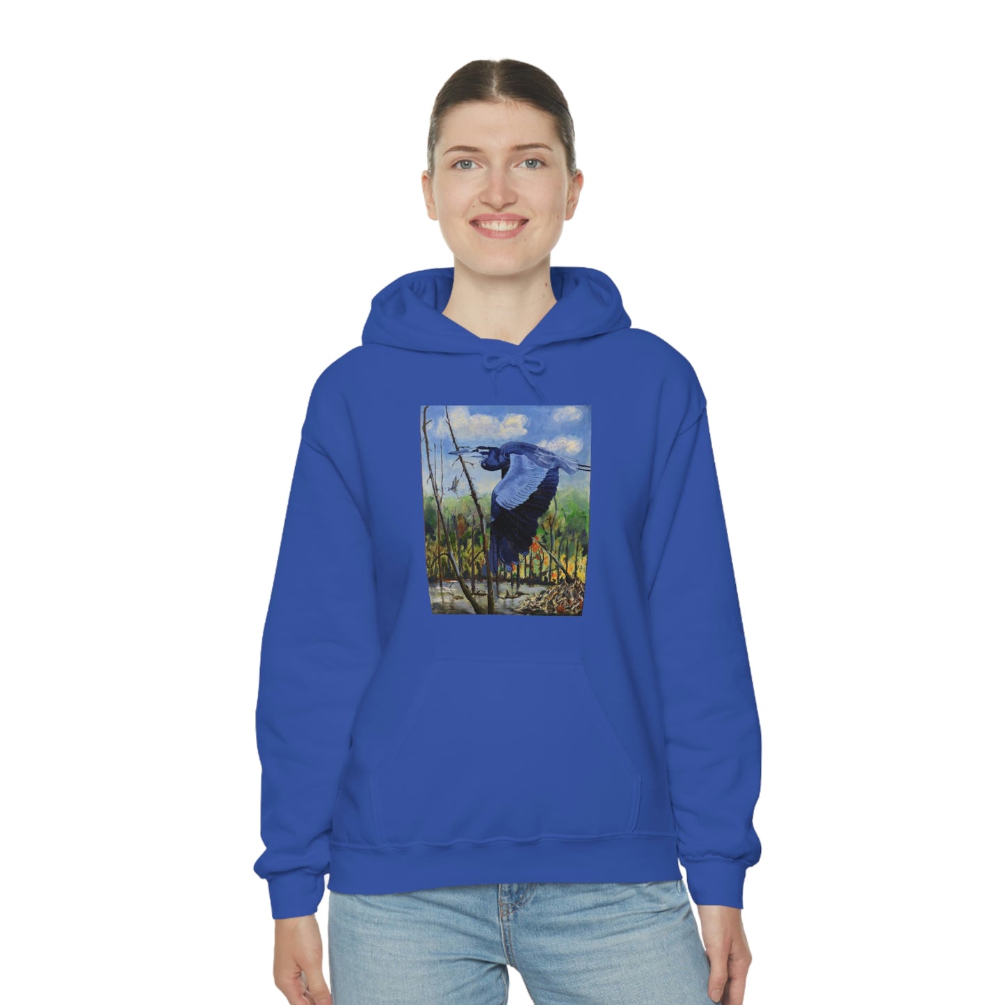 Blue Heron - Unisex Heavy Blend™ Hooded Sweatshirt