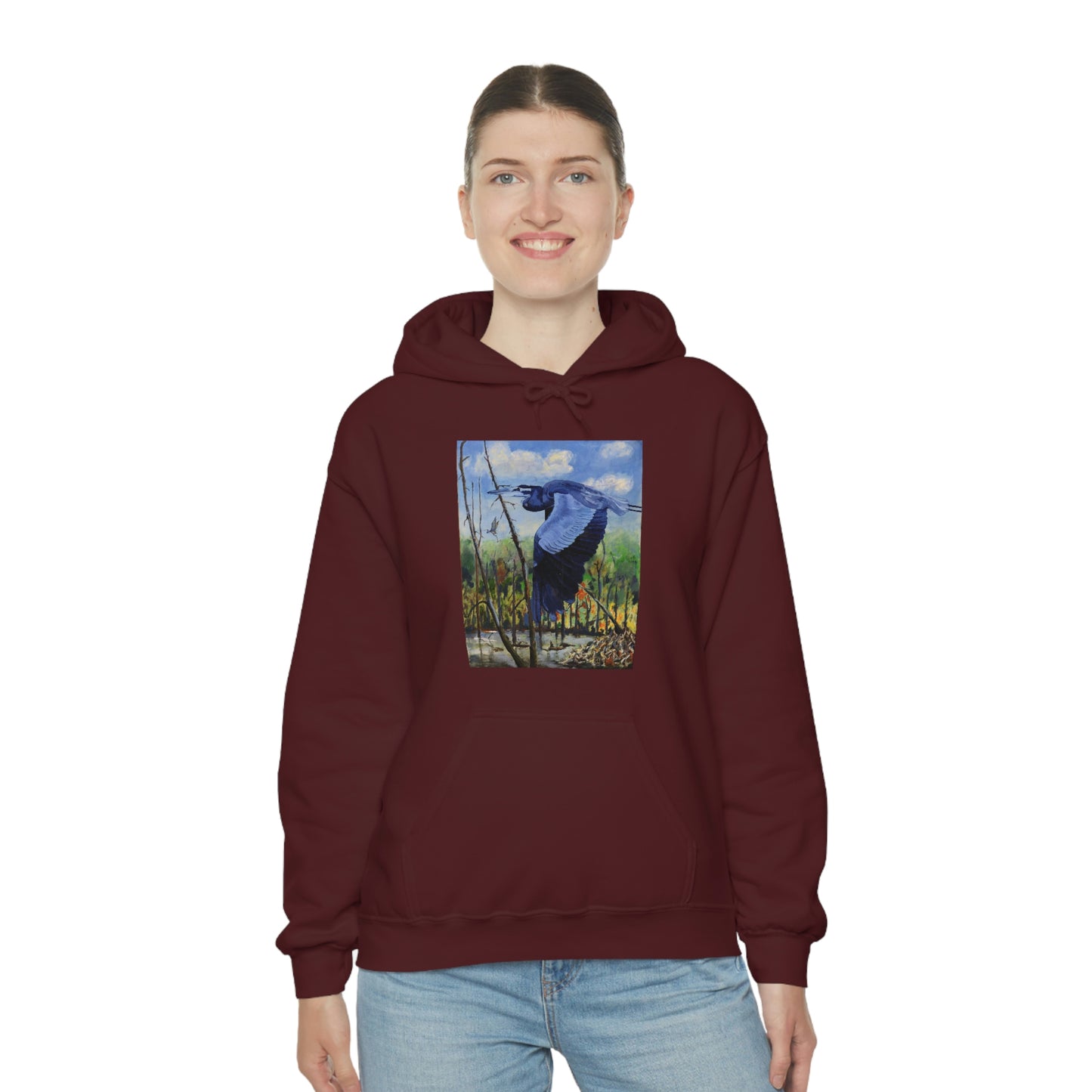 Blue Heron - Unisex Heavy Blend™ Hooded Sweatshirt