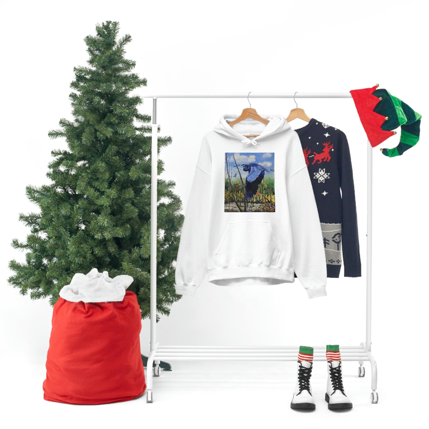 Blue Heron - Unisex Heavy Blend™ Hooded Sweatshirt