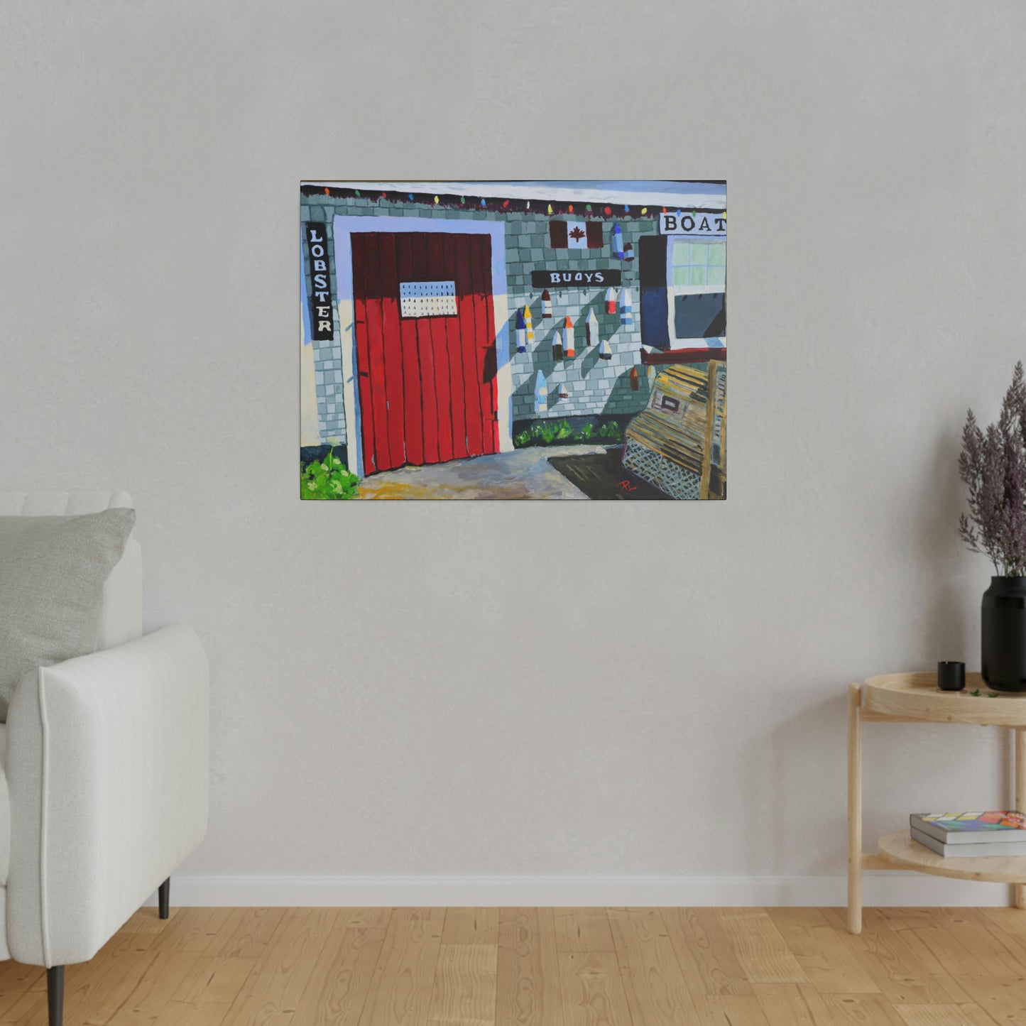 Lobster Shack - Matte Canvas, Stretched, 0.75"