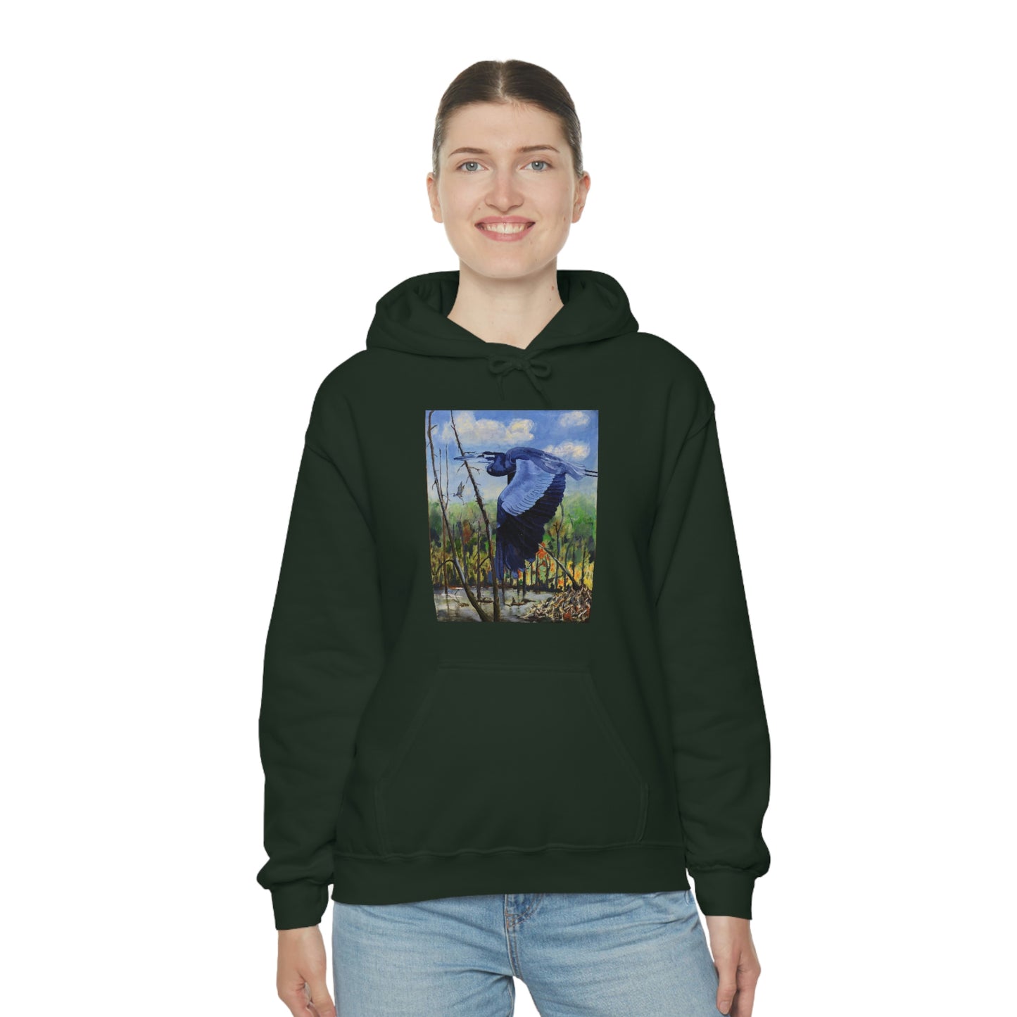 Blue Heron - Unisex Heavy Blend™ Hooded Sweatshirt