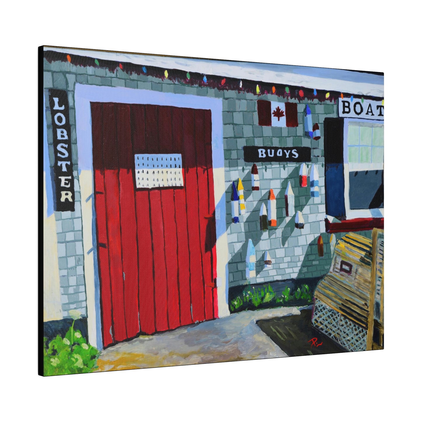 Lobster Shack - Matte Canvas, Stretched, 0.75"