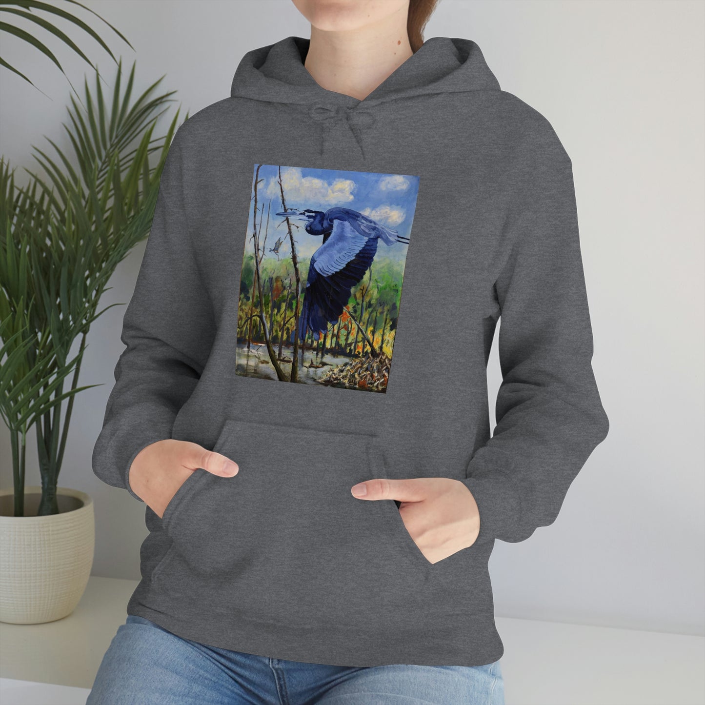 Blue Heron - Unisex Heavy Blend™ Hooded Sweatshirt