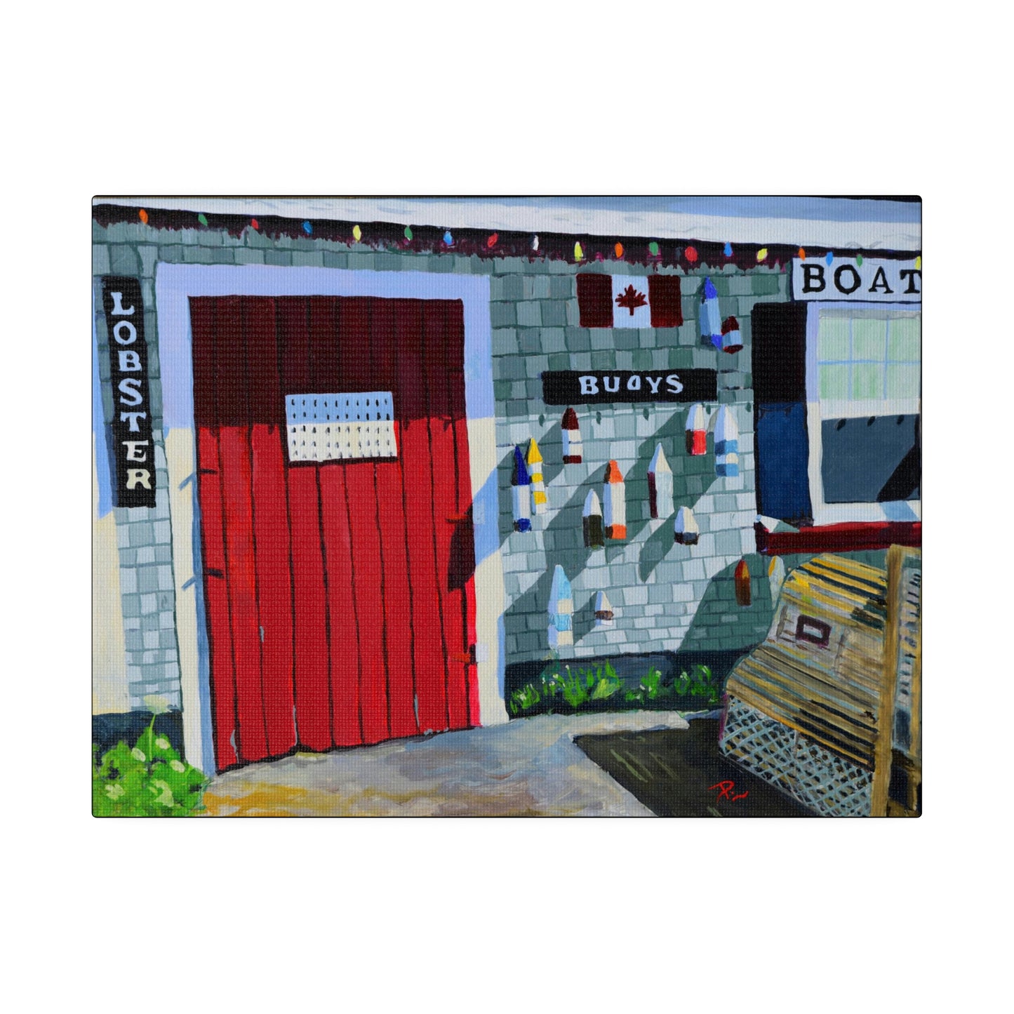 Lobster Shack - Matte Canvas, Stretched, 0.75"