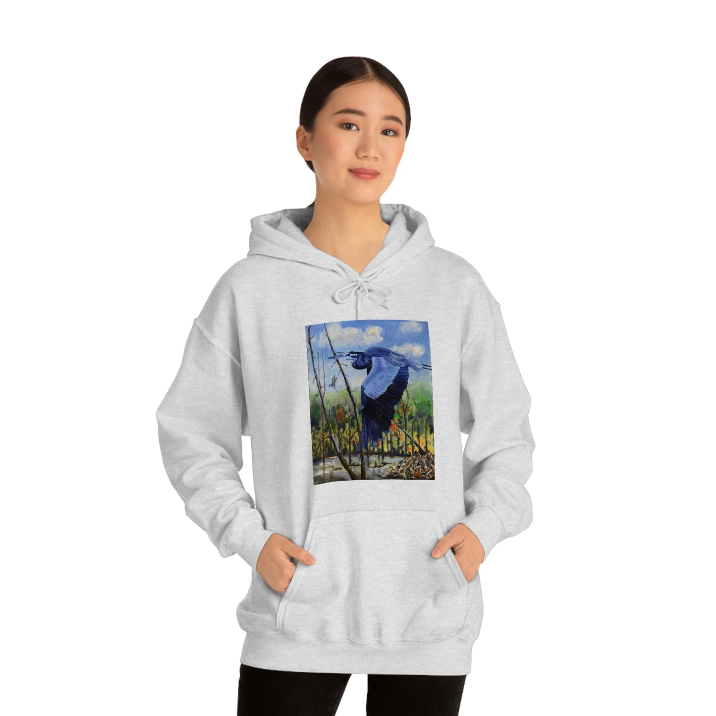Blue Heron - Unisex Heavy Blend™ Hooded Sweatshirt