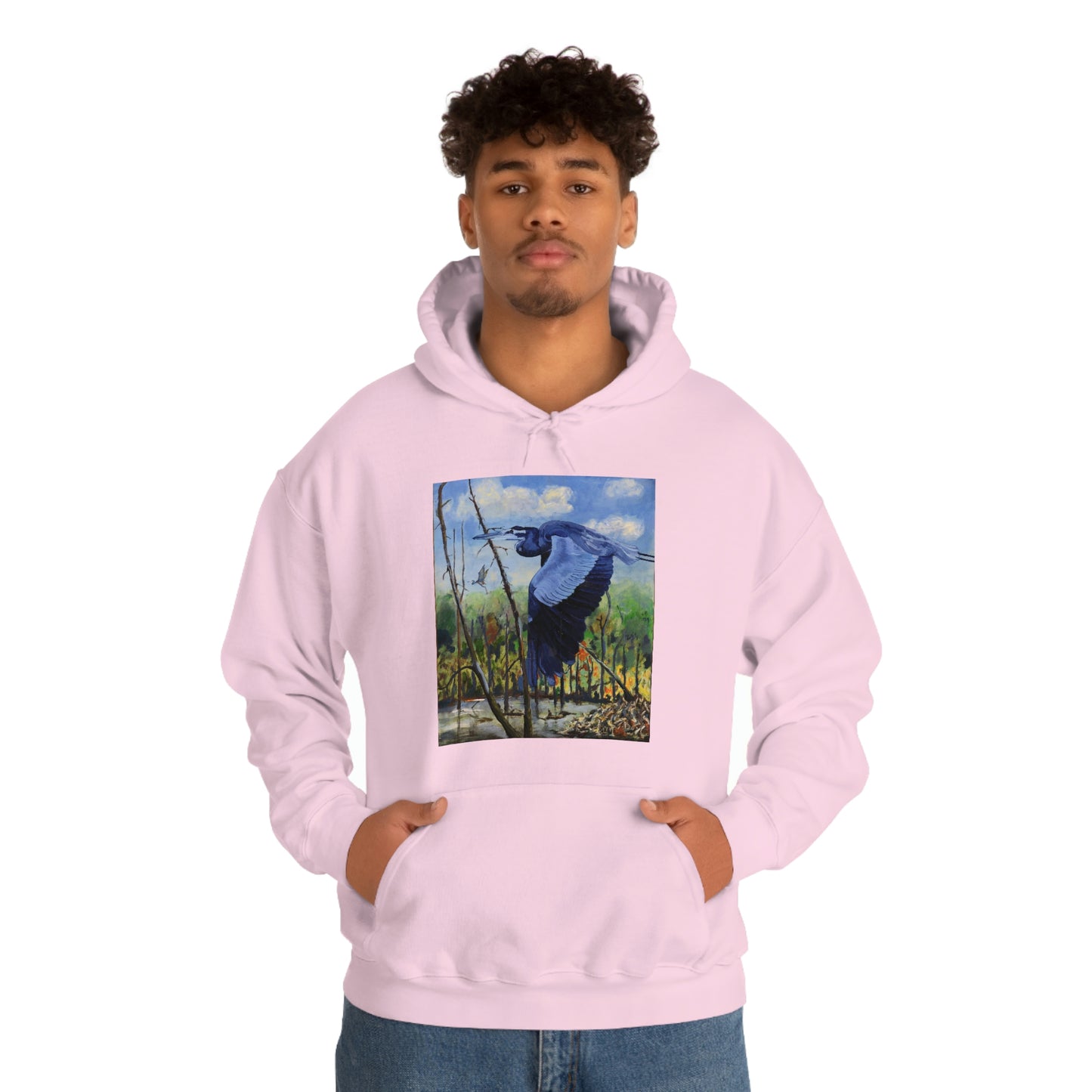 Blue Heron - Unisex Heavy Blend™ Hooded Sweatshirt