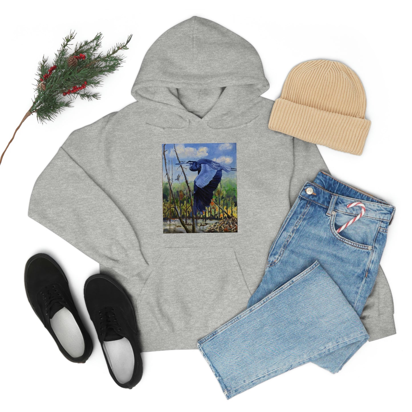 Blue Heron - Unisex Heavy Blend™ Hooded Sweatshirt