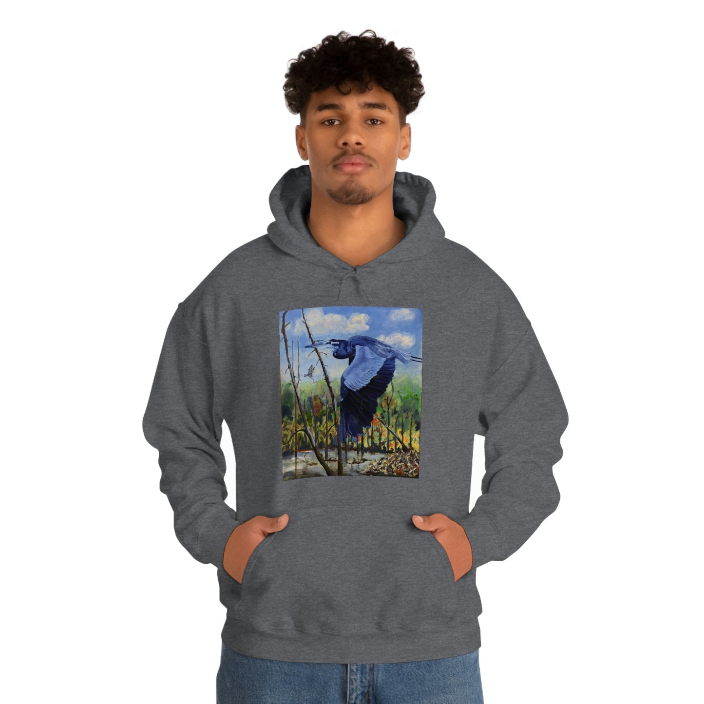 Blue Heron - Unisex Heavy Blend™ Hooded Sweatshirt