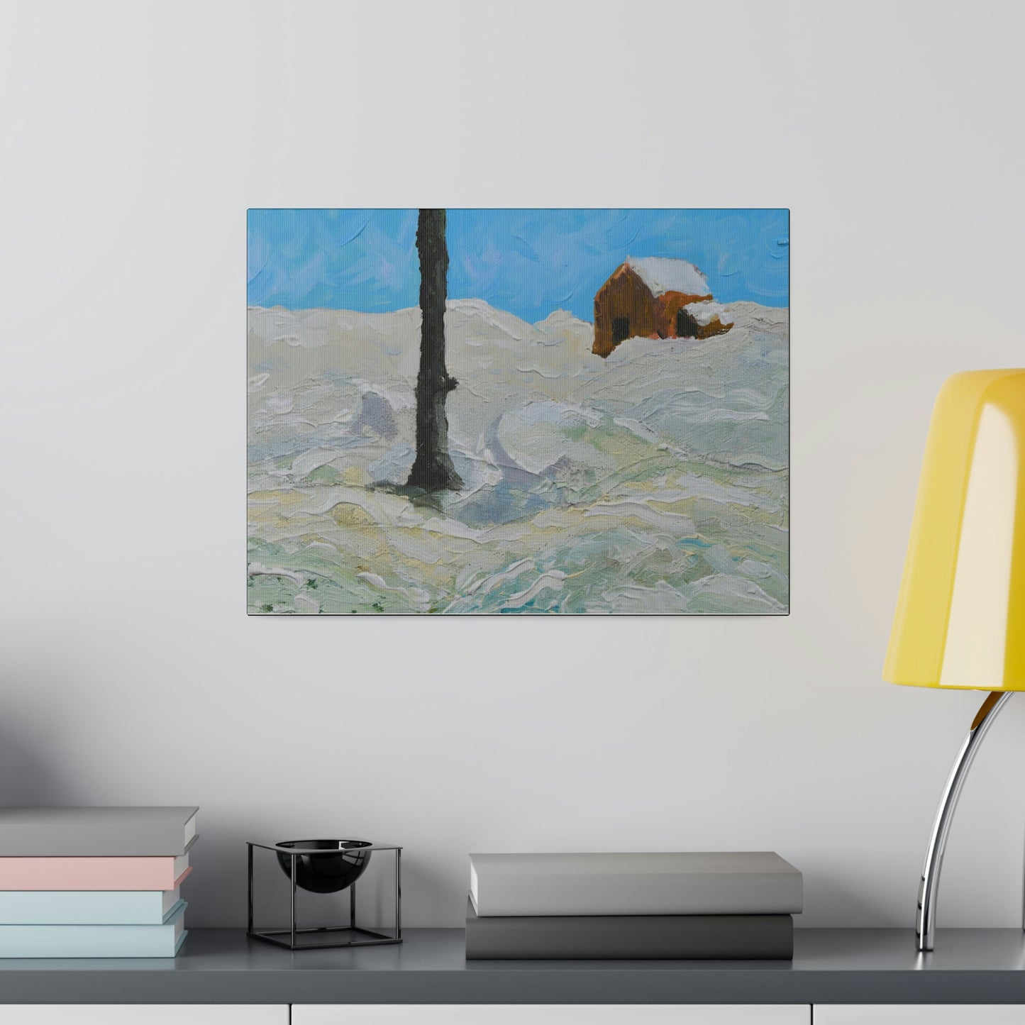 Give Me Snow - Matte Canvas, Stretched, 0.75"