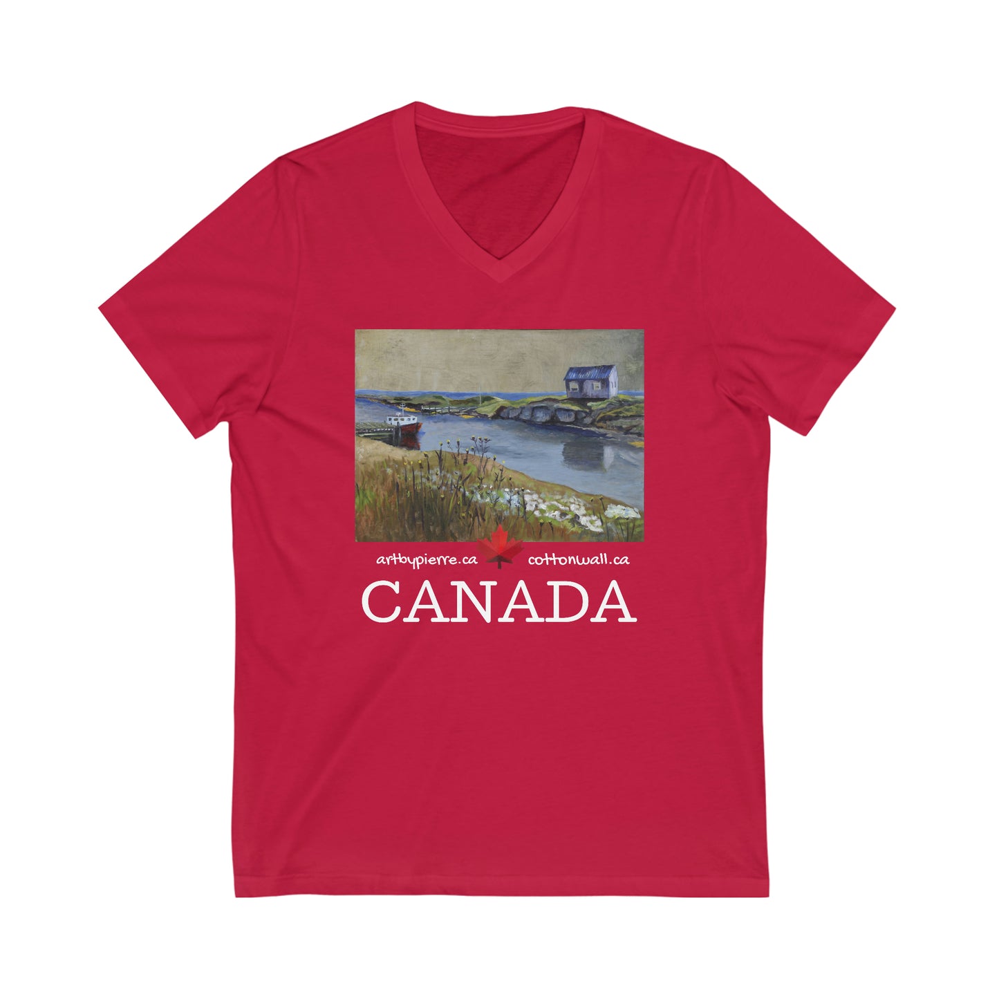 Port Quiet - V-Neck T-shirt