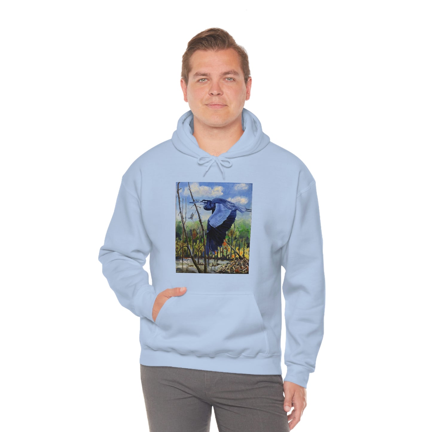 Blue Heron - Unisex Heavy Blend™ Hooded Sweatshirt