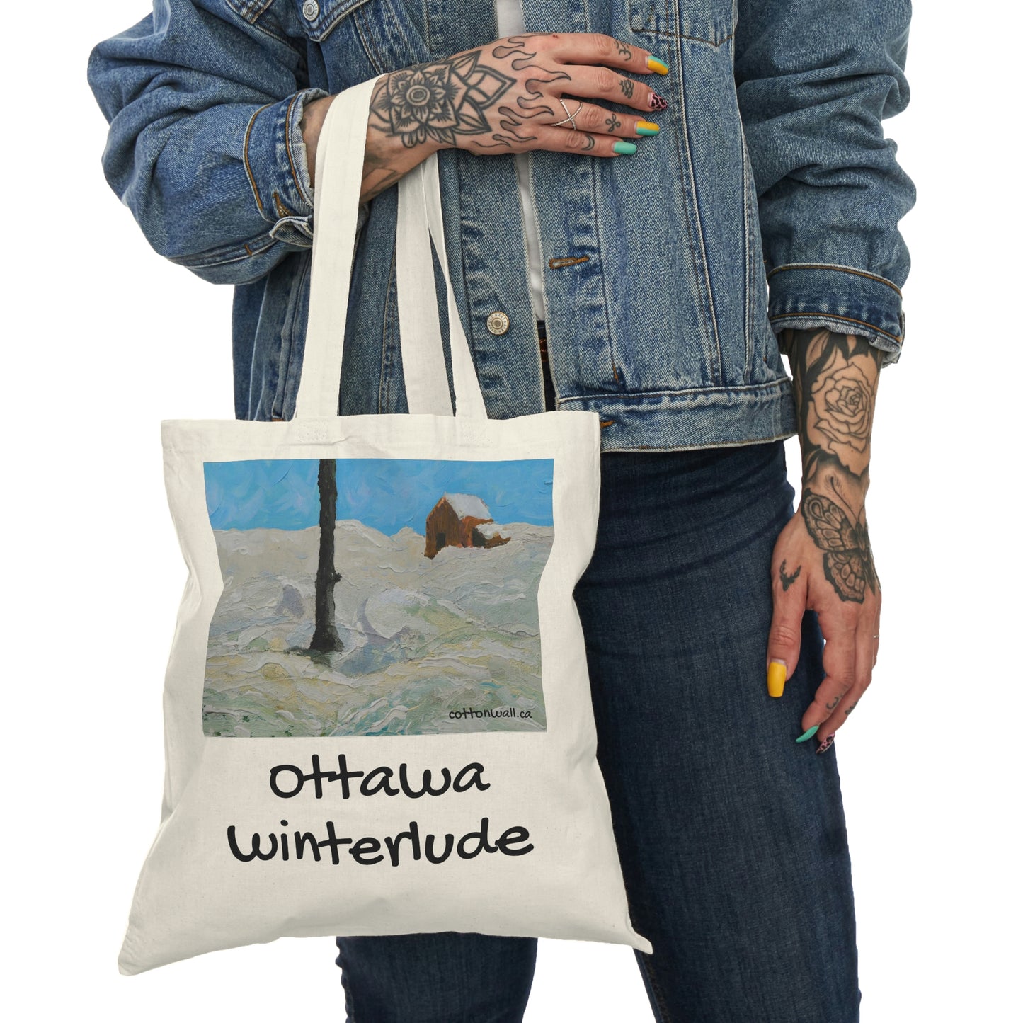 Give Me Snow - Natural Tote Bag