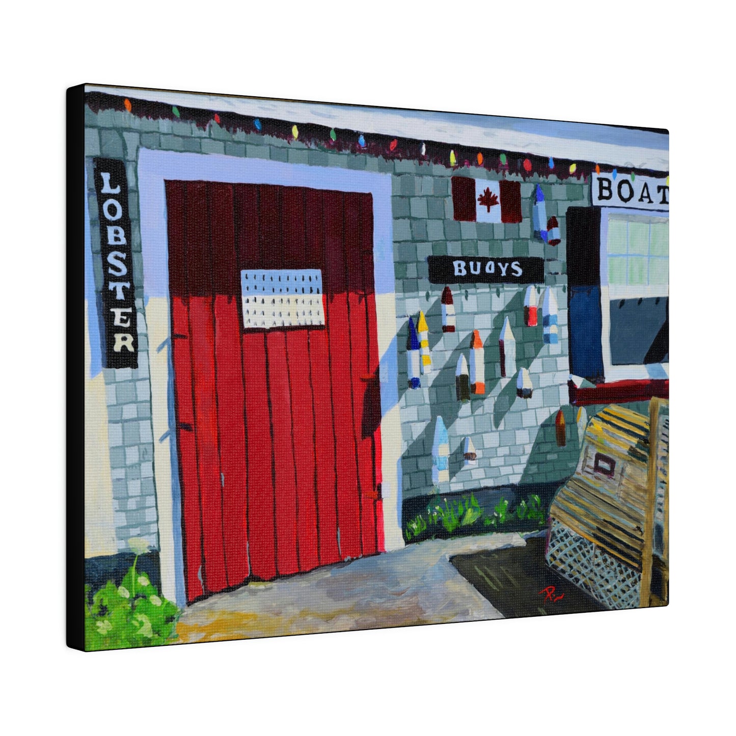 Lobster Shack - Matte Canvas, Stretched, 0.75"