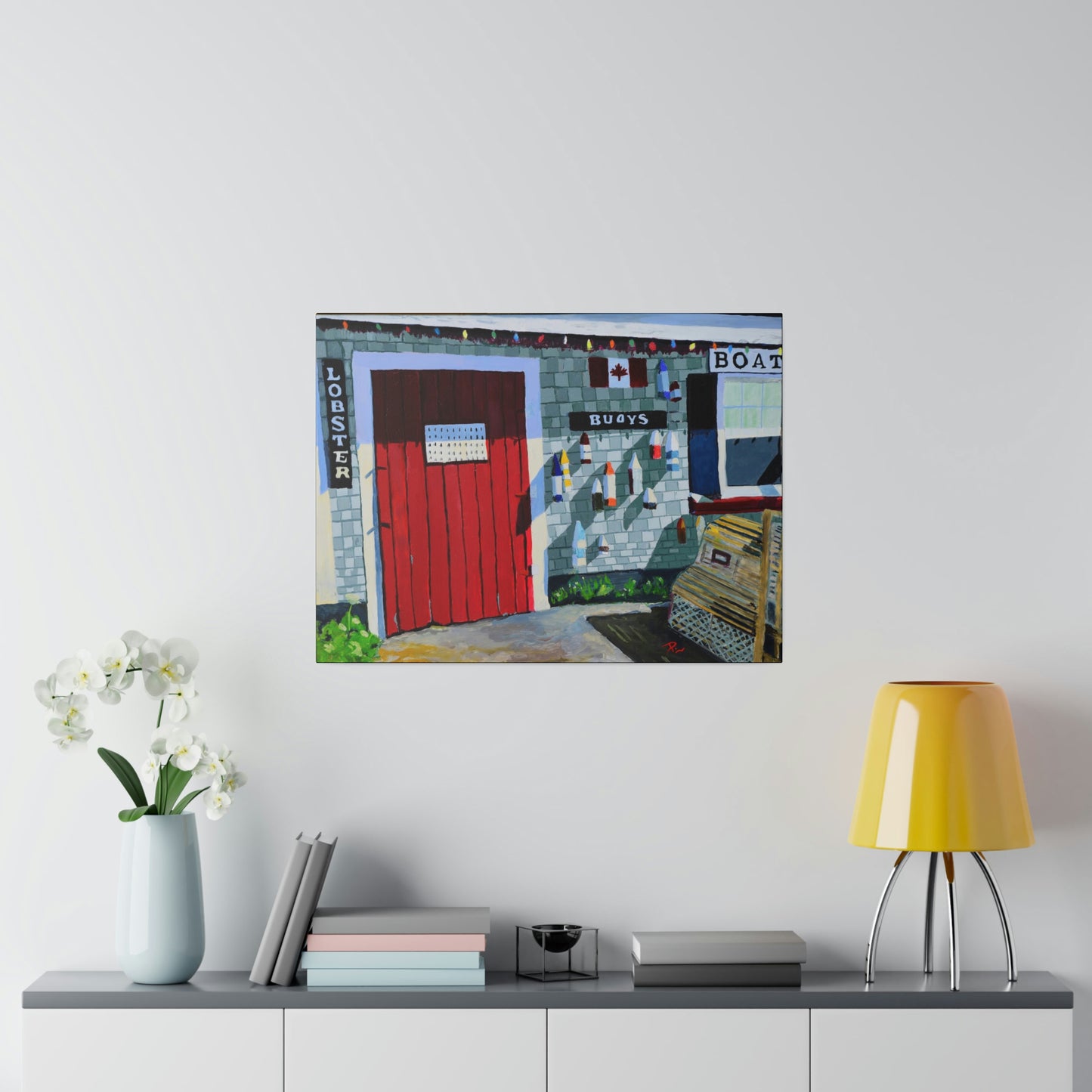 Lobster Shack - Matte Canvas, Stretched, 0.75"