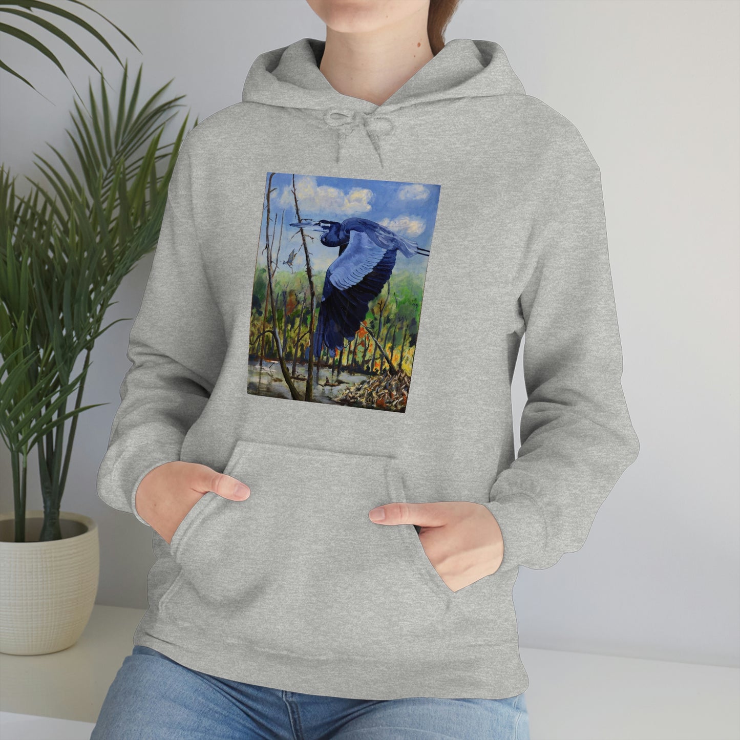 Blue Heron - Unisex Heavy Blend™ Hooded Sweatshirt