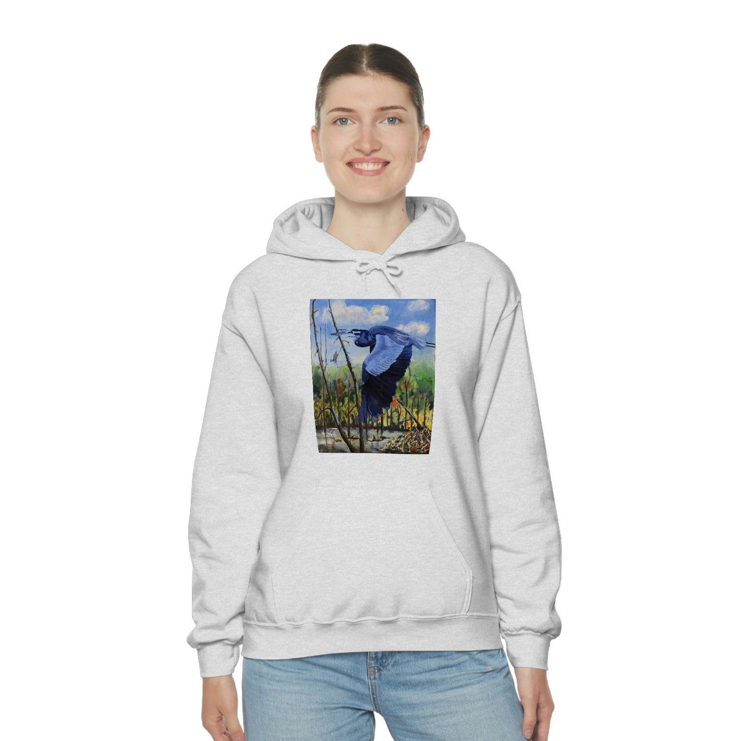 Blue Heron - Unisex Heavy Blend™ Hooded Sweatshirt