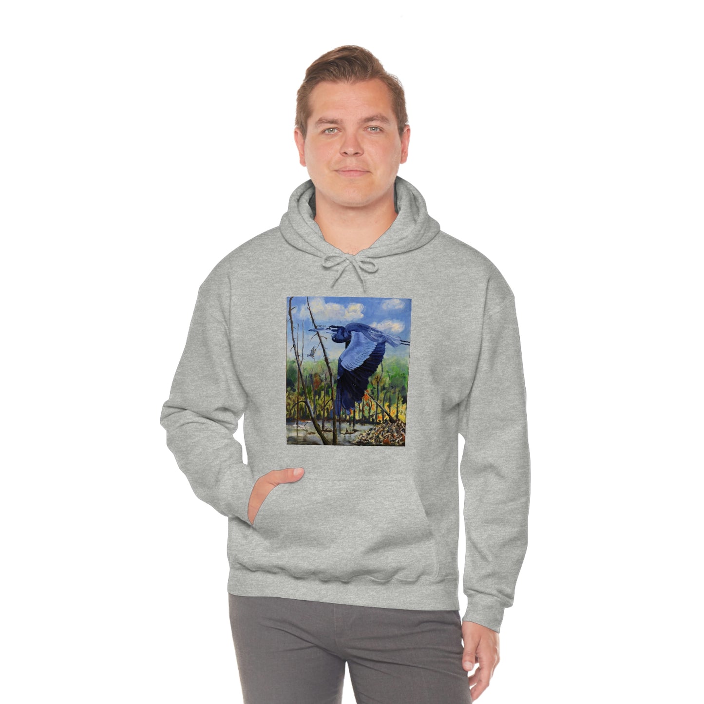 Blue Heron - Unisex Heavy Blend™ Hooded Sweatshirt