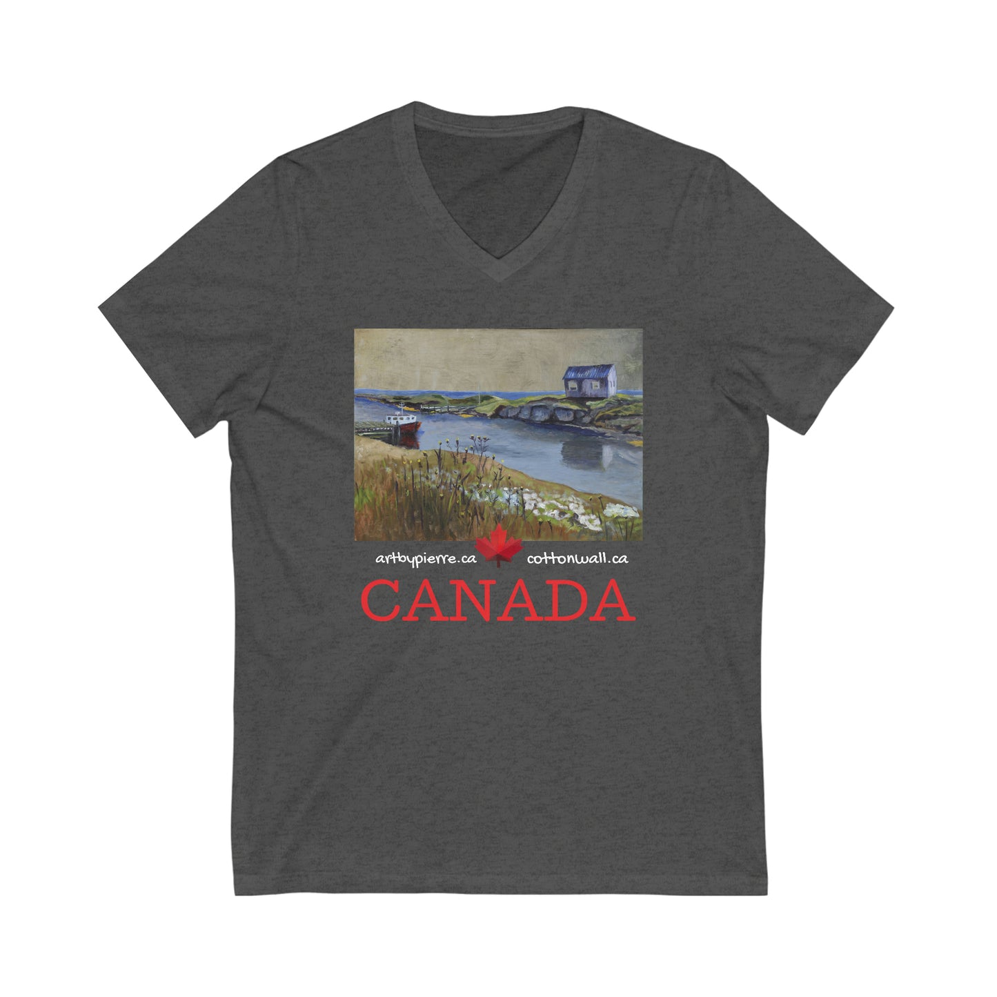 Port Quiet - V-Neck T-shirt