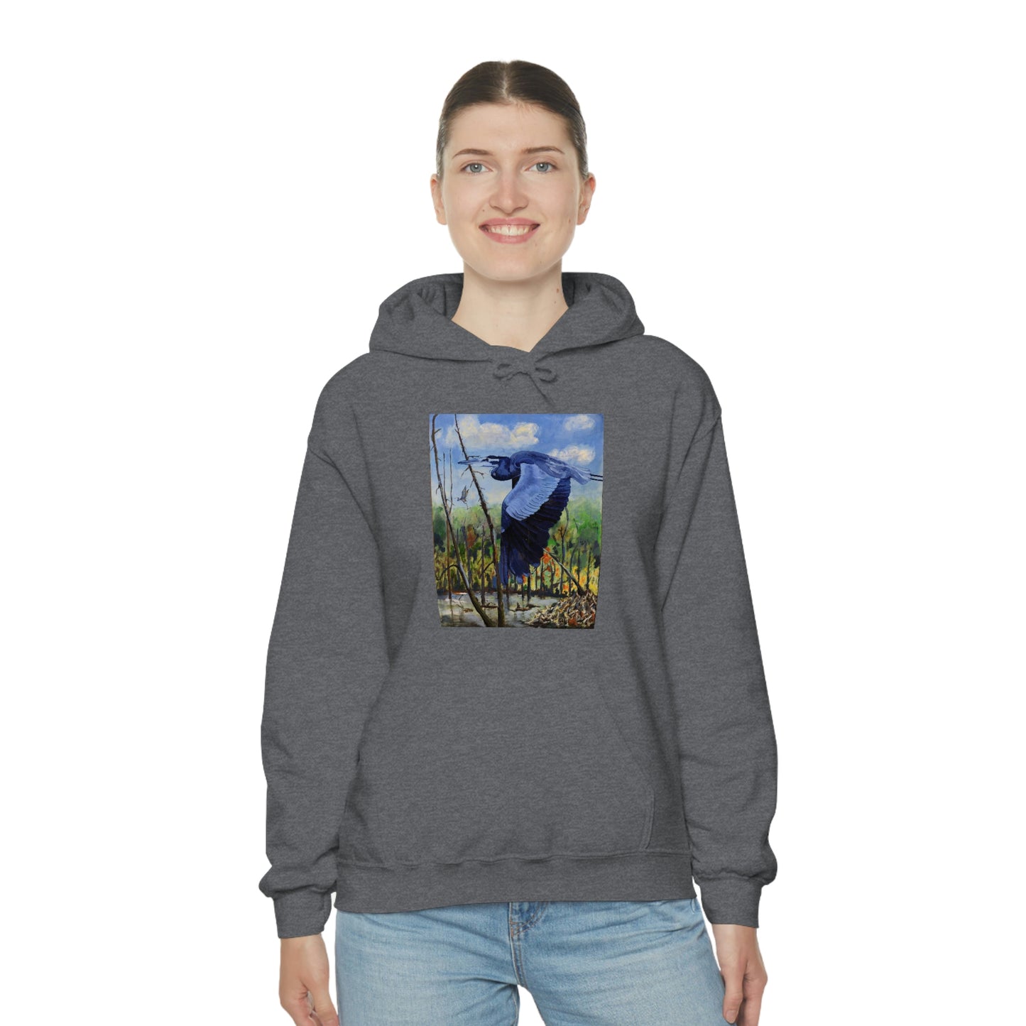 Blue Heron - Unisex Heavy Blend™ Hooded Sweatshirt
