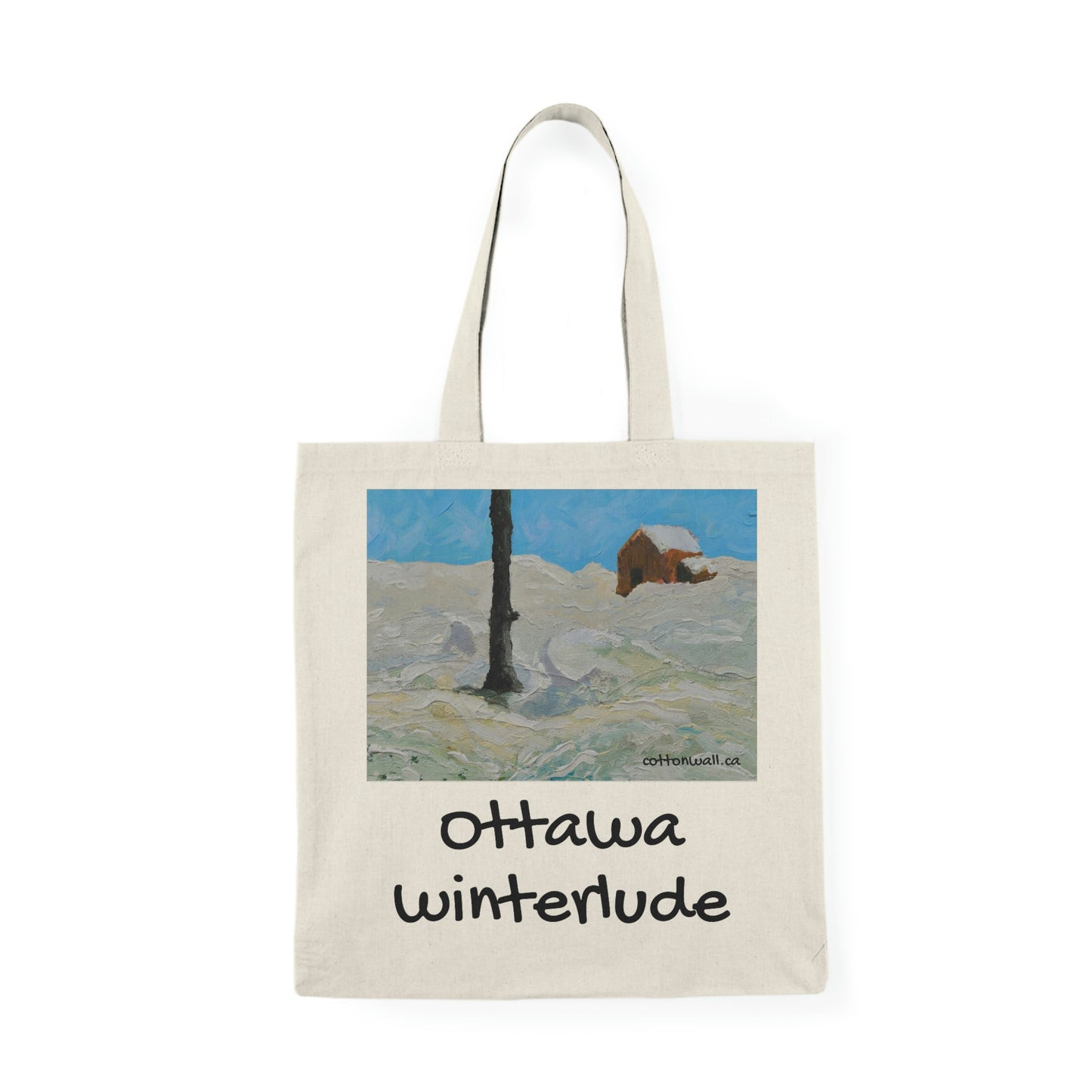 Give Me Snow - Natural Tote Bag