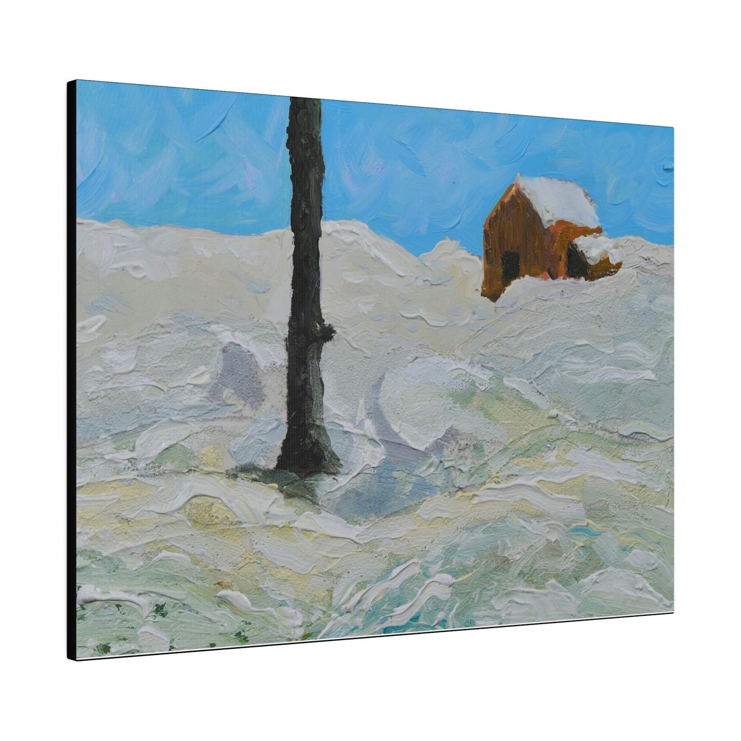 Give Me Snow - Matte Canvas, Stretched, 0.75"