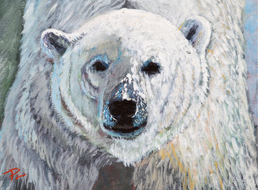 The Stare - Original Acrylic Painting (framed)