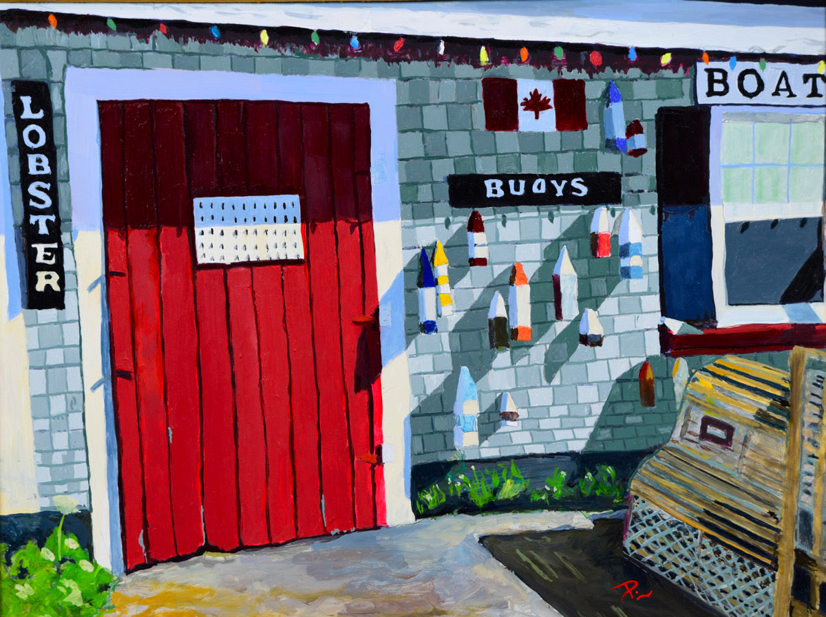 Lobster Shack - Original Painting (unframed)