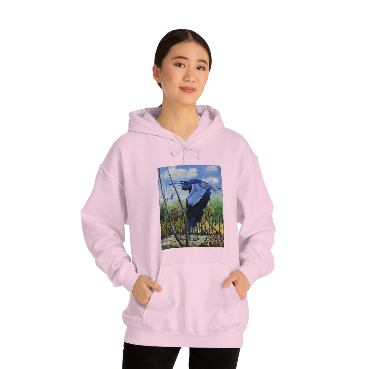 Blue Heron - Unisex Heavy Blend™ Hooded Sweatshirt