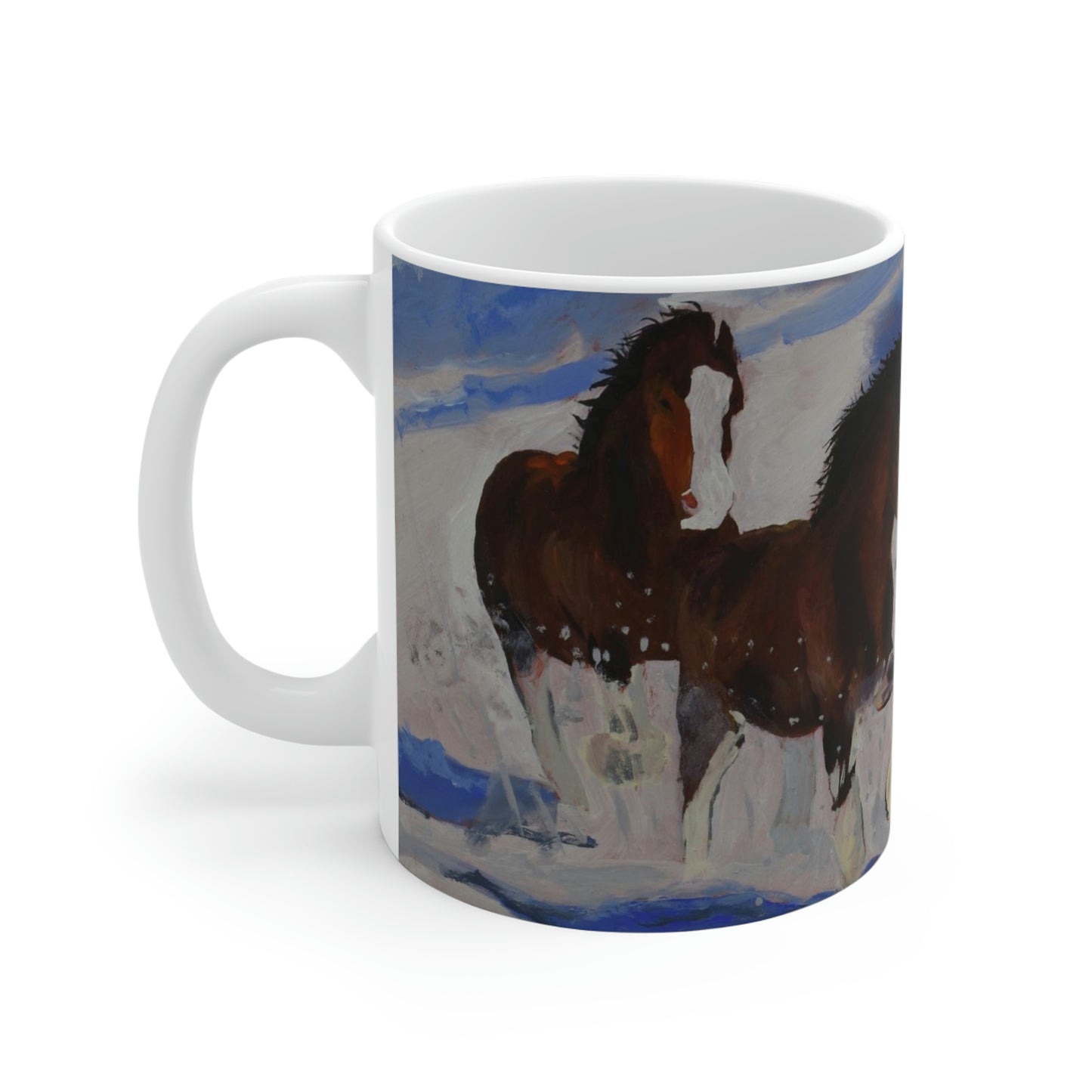 Clydes In Snow - Ceramic Mugs (11oz\15oz\20oz)