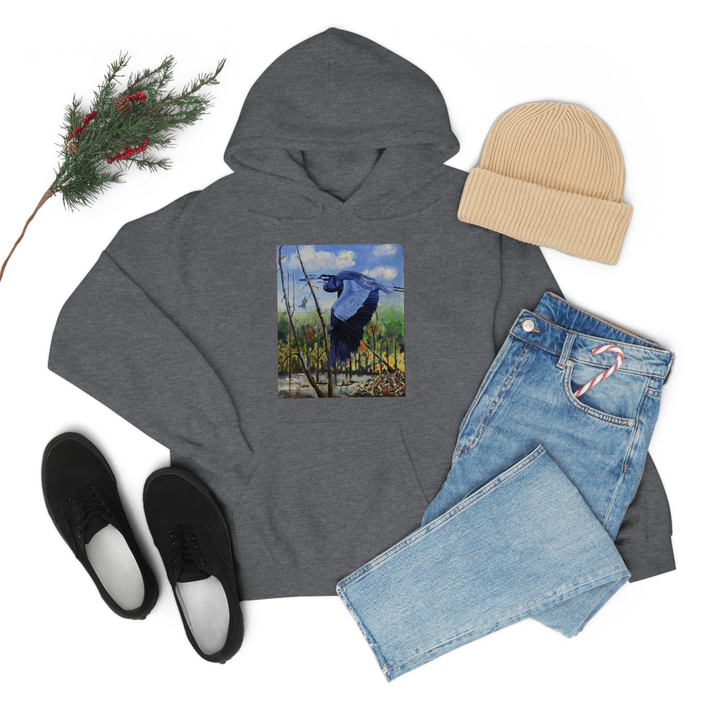 Blue Heron - Unisex Heavy Blend™ Hooded Sweatshirt