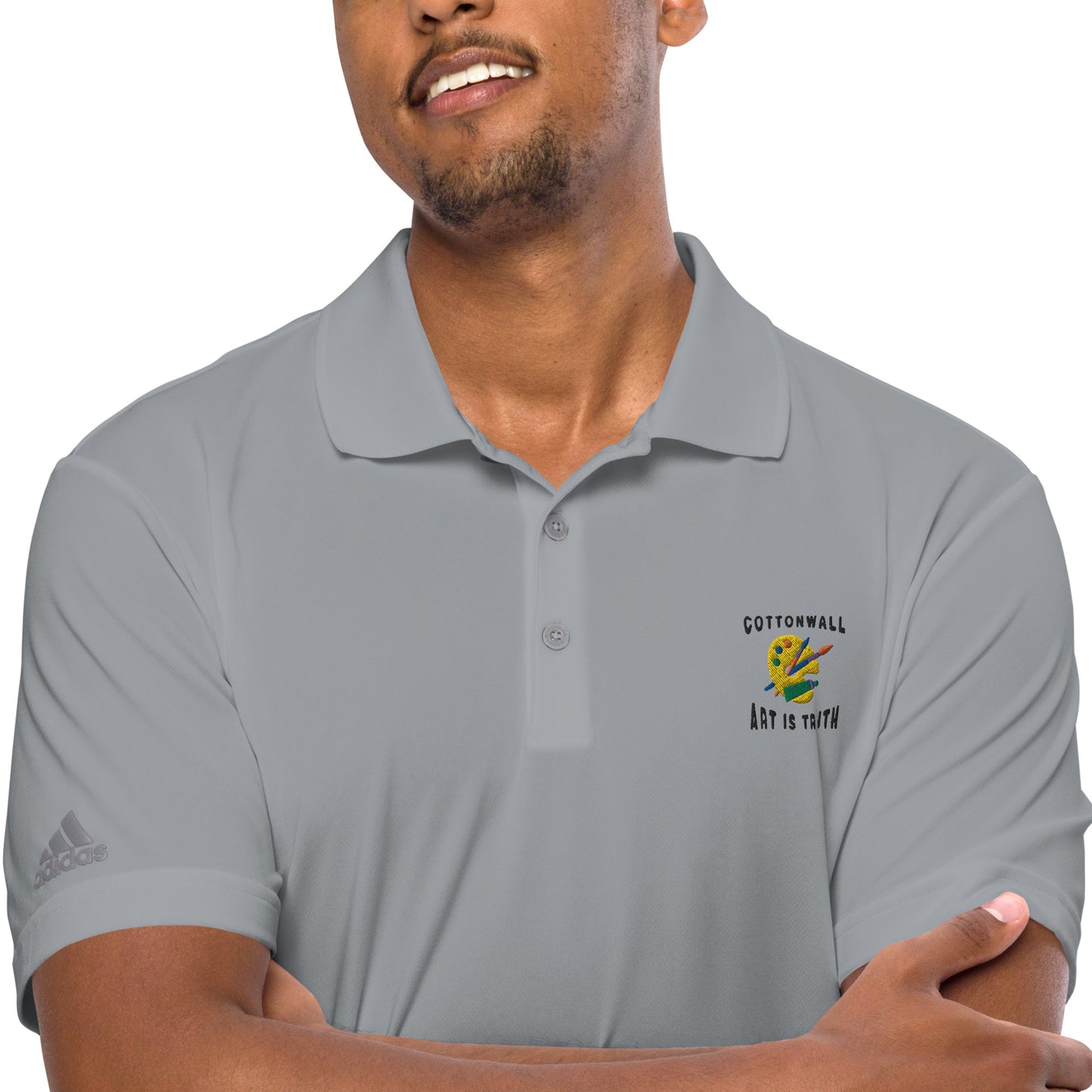 Cottonwall Logo - adidas performance polo shirt