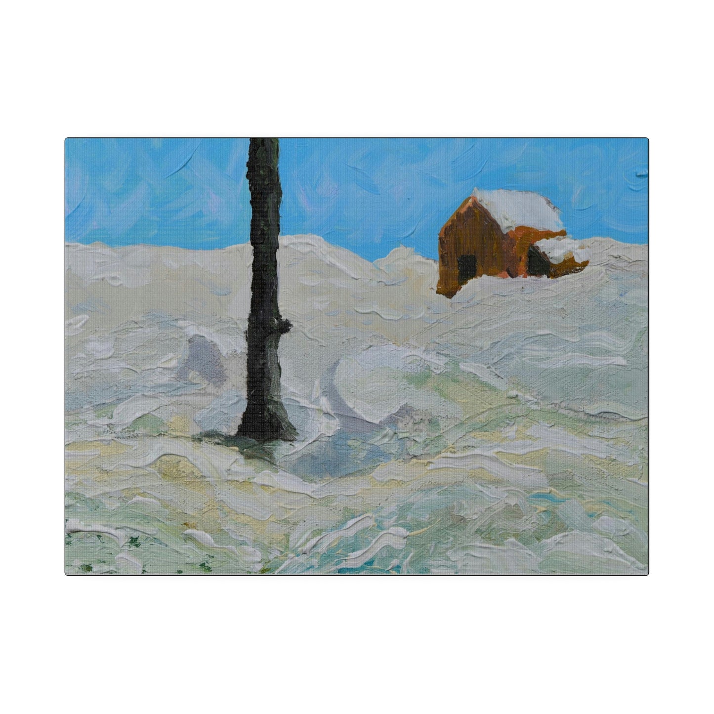 Give Me Snow - Matte Canvas, Stretched, 0.75"