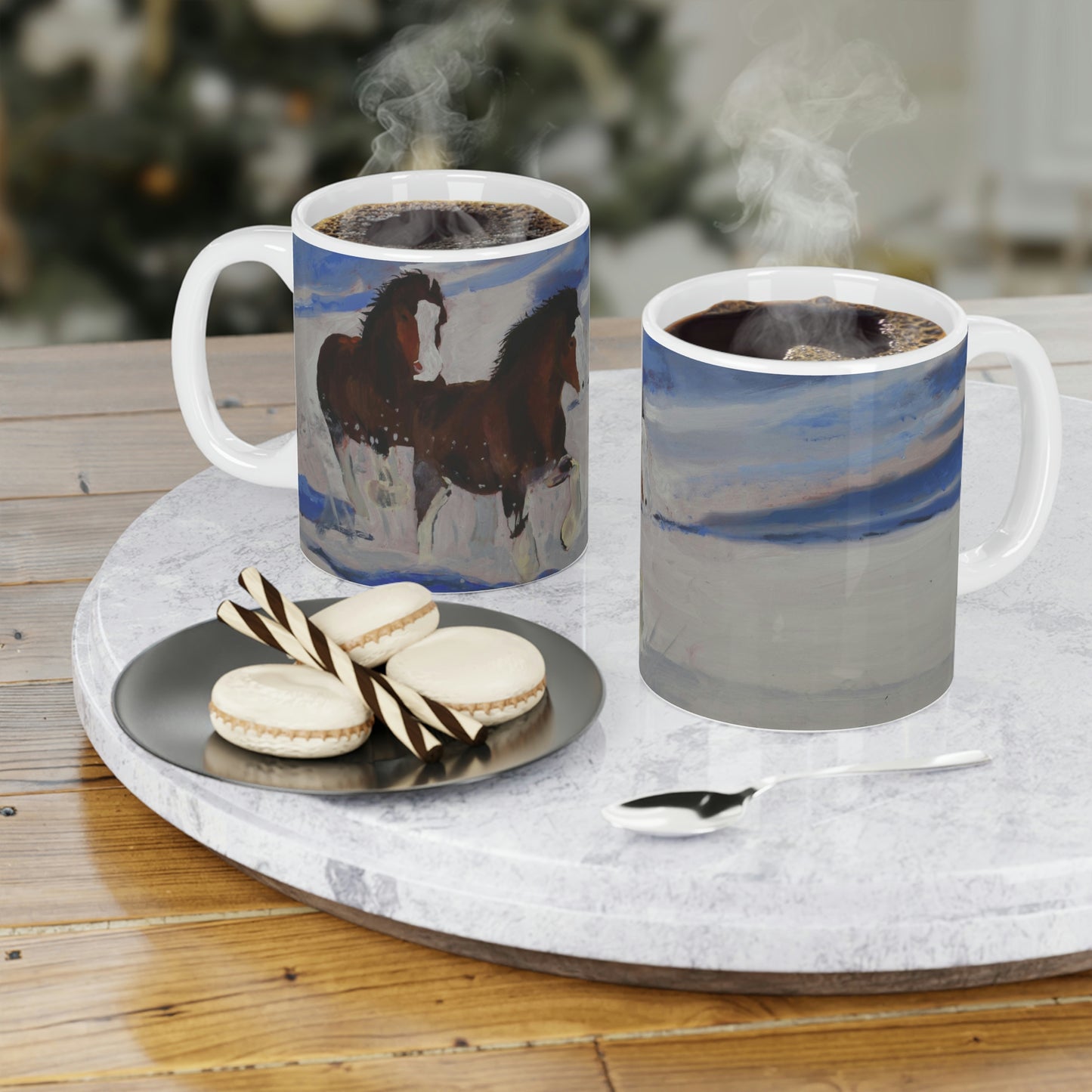 Clydes In Snow - Ceramic Mugs (11oz\15oz\20oz)