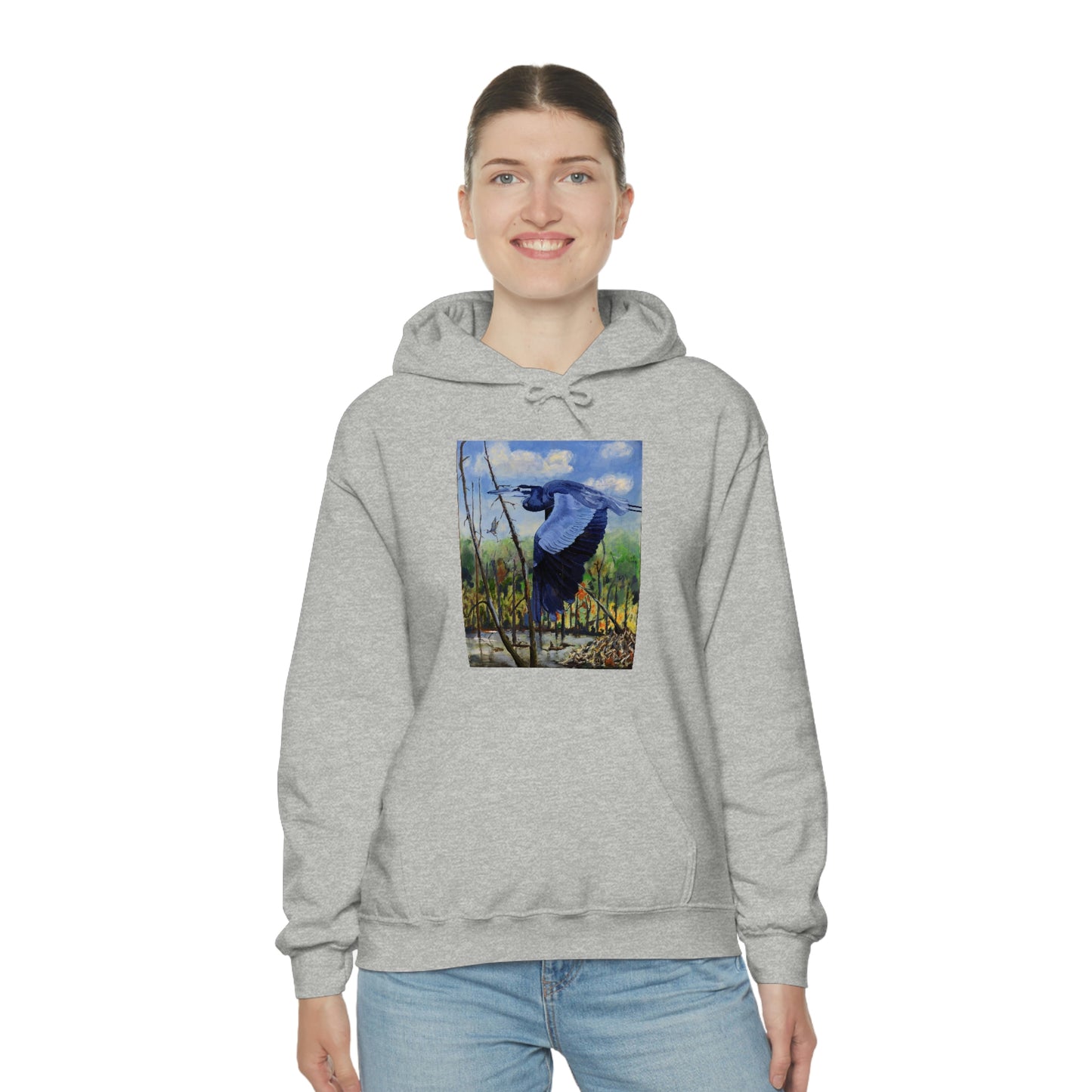 Blue Heron - Unisex Heavy Blend™ Hooded Sweatshirt