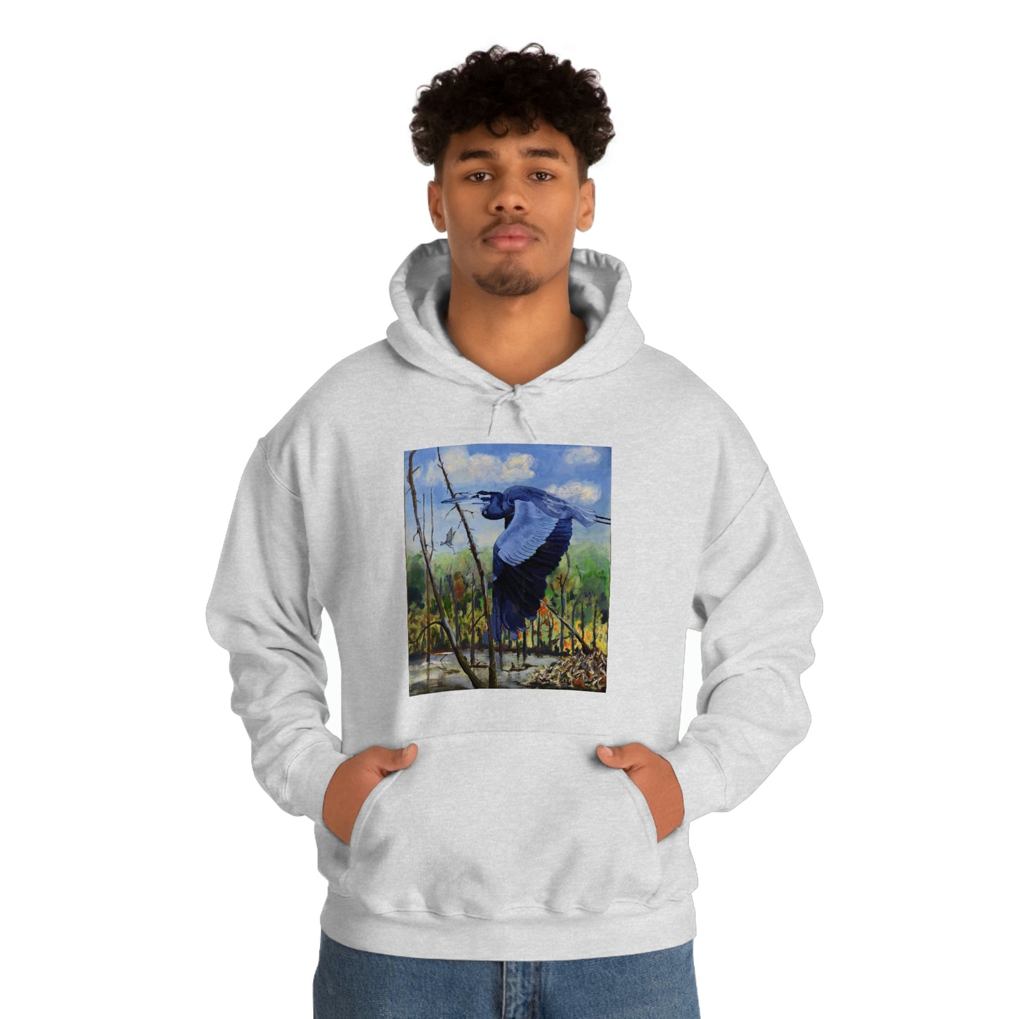 Blue Heron - Unisex Heavy Blend™ Hooded Sweatshirt