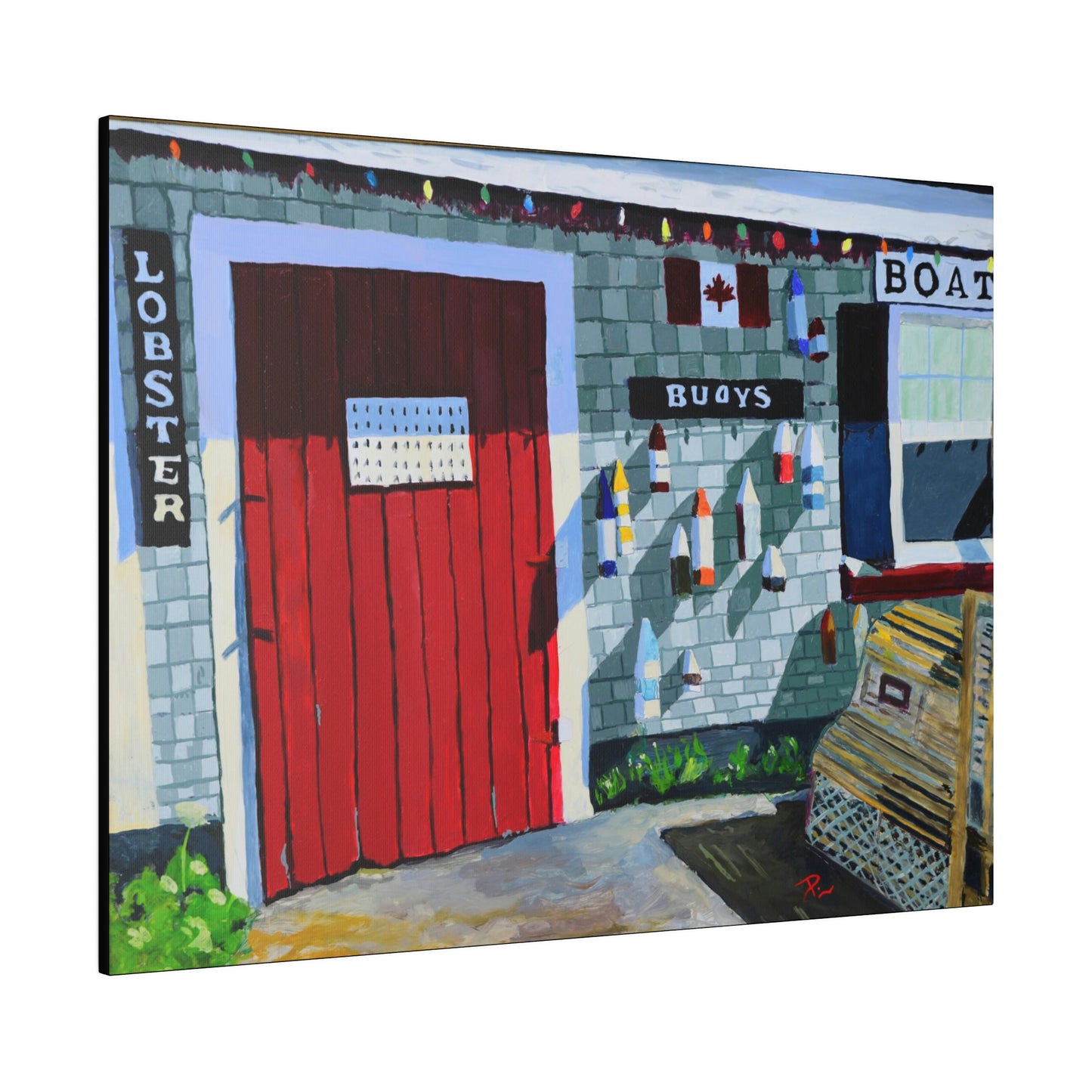 Lobster Shack - Matte Canvas, Stretched, 0.75"