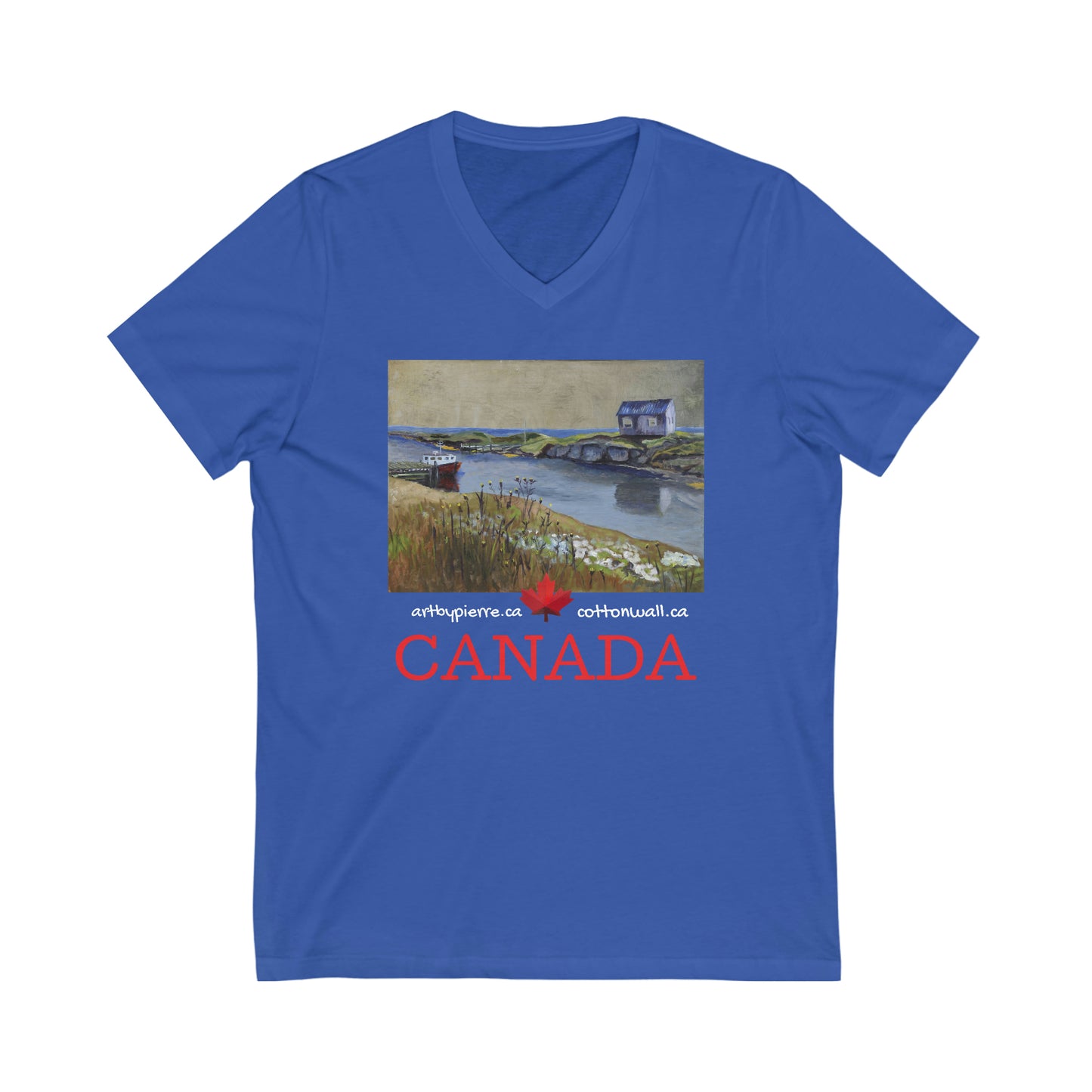 Port Quiet - V-Neck T-shirt