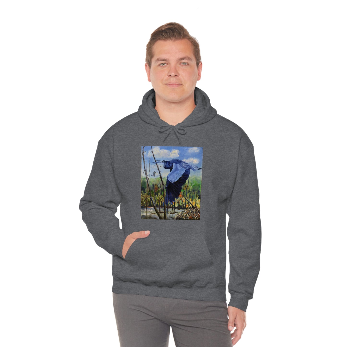 Blue Heron - Unisex Heavy Blend™ Hooded Sweatshirt