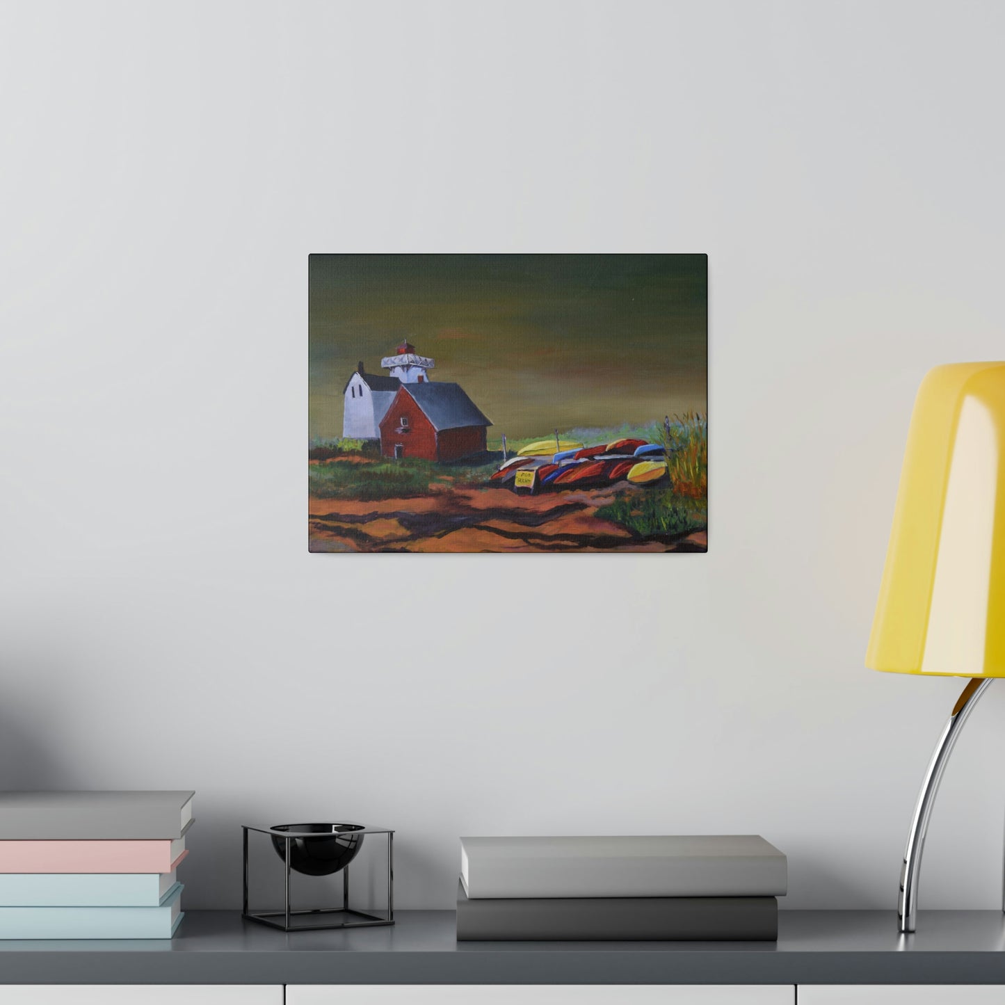 Kayaks For Rent - Matte Canvas, Stretched, 0.75"