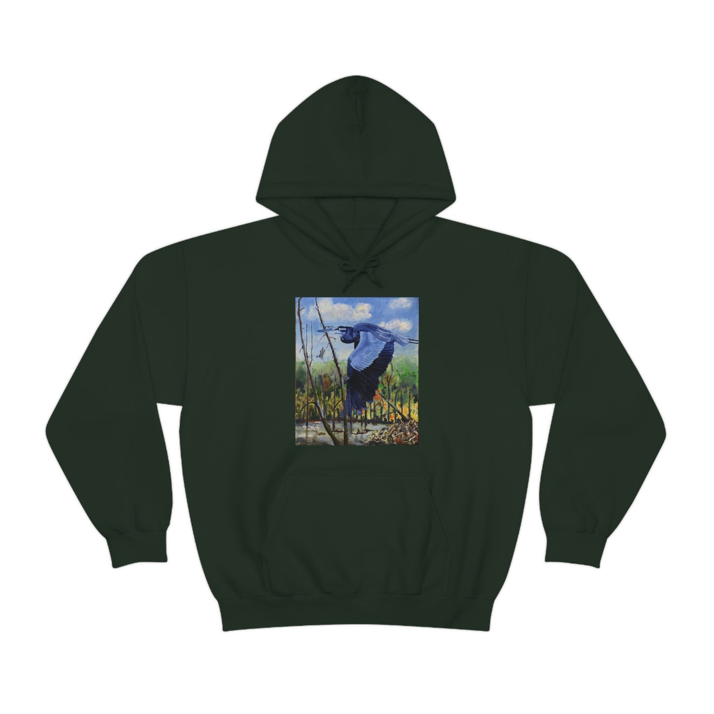 Blue Heron - Unisex Heavy Blend™ Hooded Sweatshirt