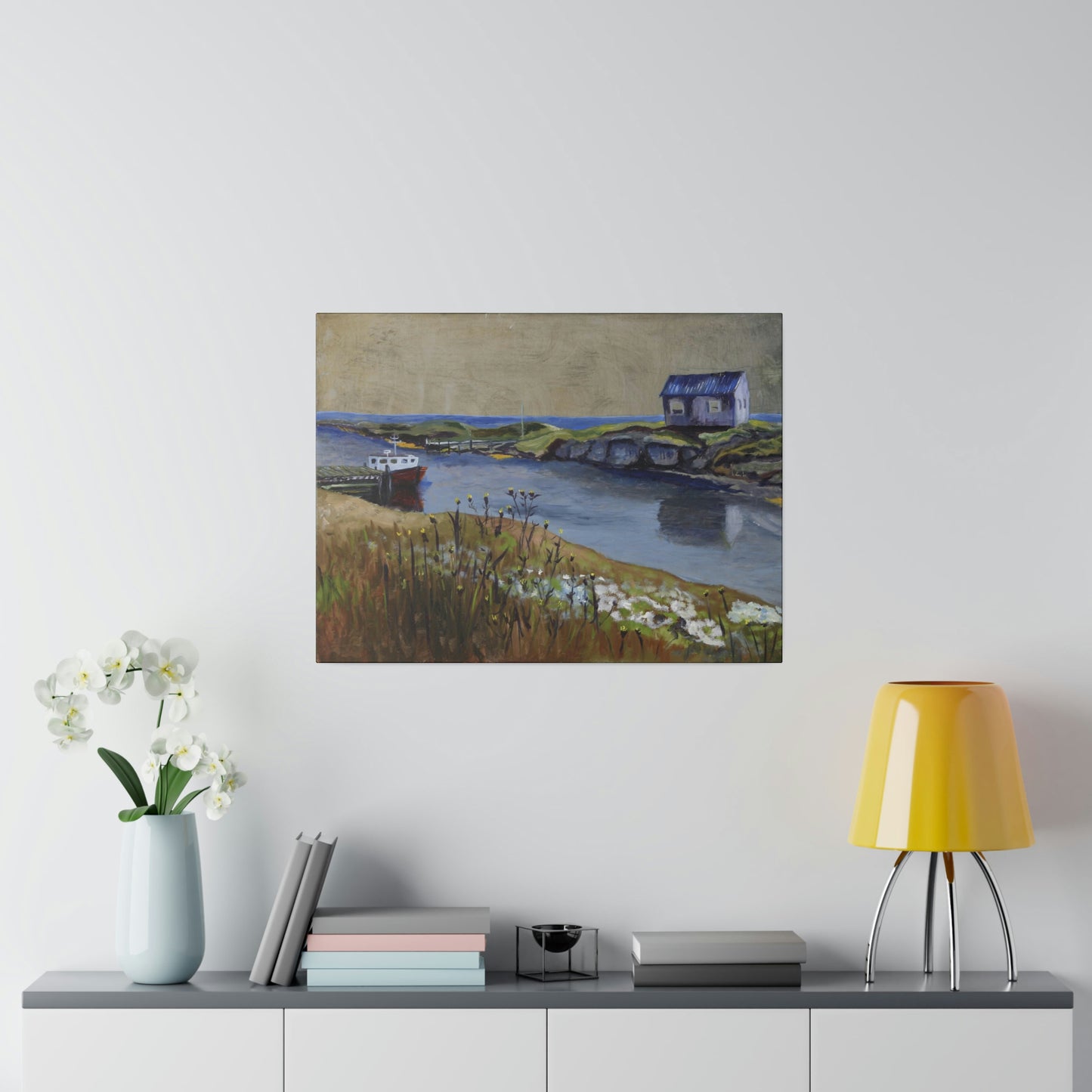 Port Quiet - Matte Canvas, Stretched, 0.75"