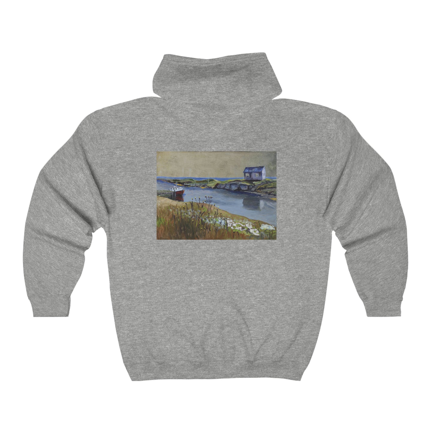 Port Quiet - Unisex Heavy Blend™ Full Zip Hooded Sweatshirt