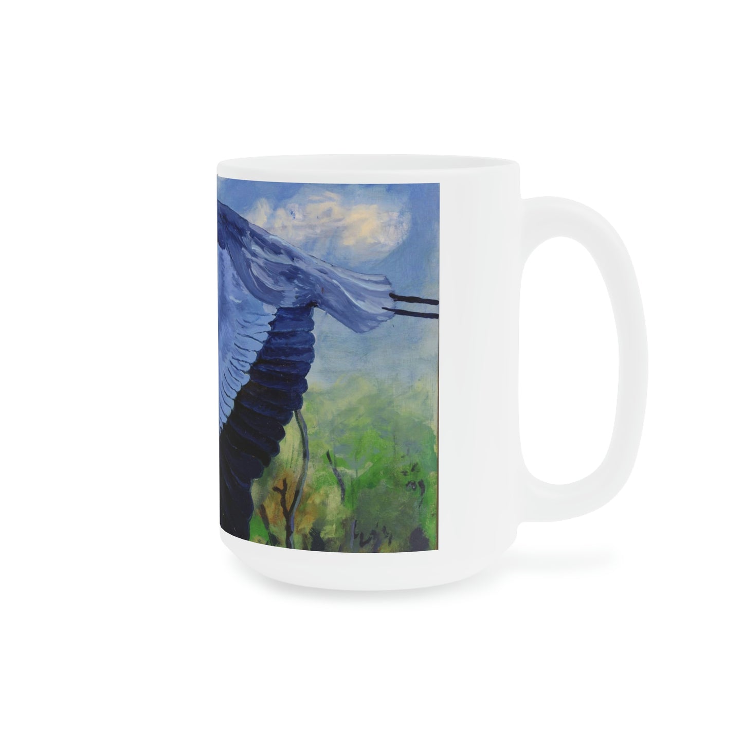 Blue Heron - Ceramic Mugs (11oz\15oz\20oz)