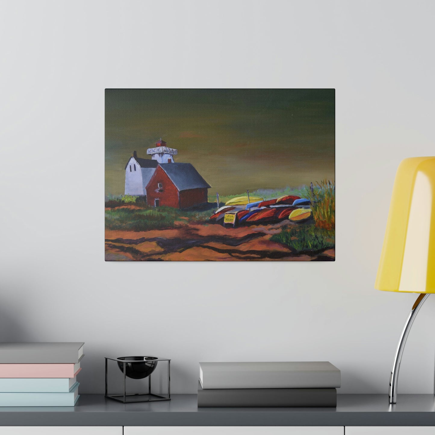 Kayaks For Rent - Matte Canvas, Stretched, 0.75"