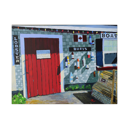 Lobster Shack - Matte Canvas, Stretched, 0.75"