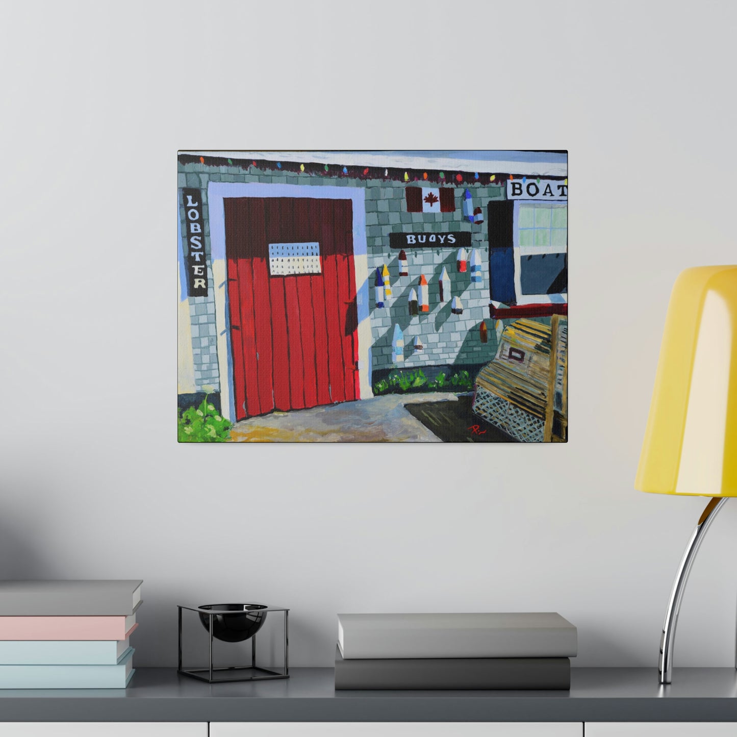 Lobster Shack - Matte Canvas, Stretched, 0.75"